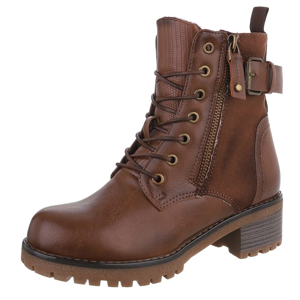 Ital-Design Damen Stiefel mit Reißverschluss und günstig online kaufen