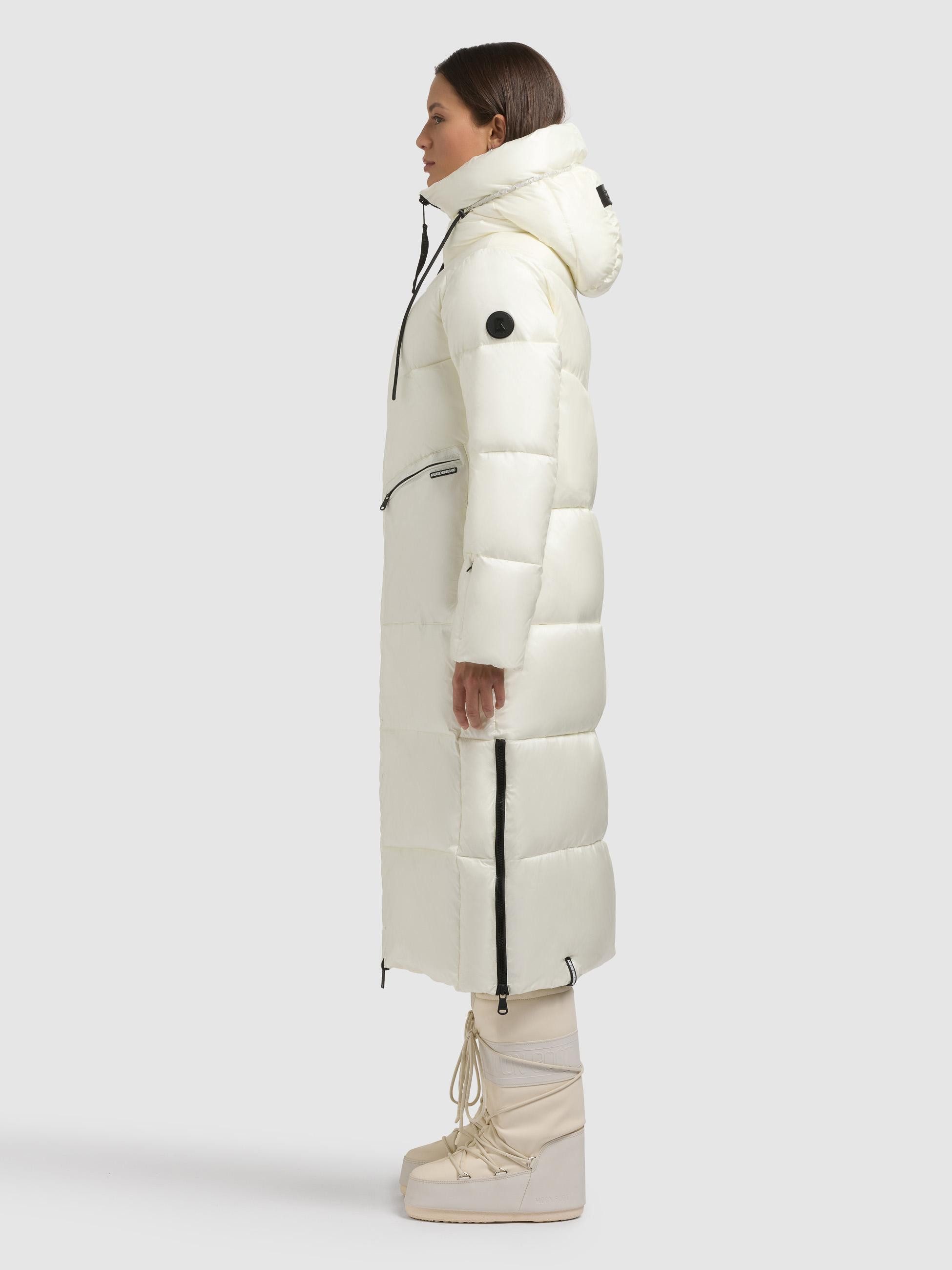 khujo Steppmantel Tonia Extralanger Damen Wintermantel mit Rucksack-Trägern günstig online kaufen