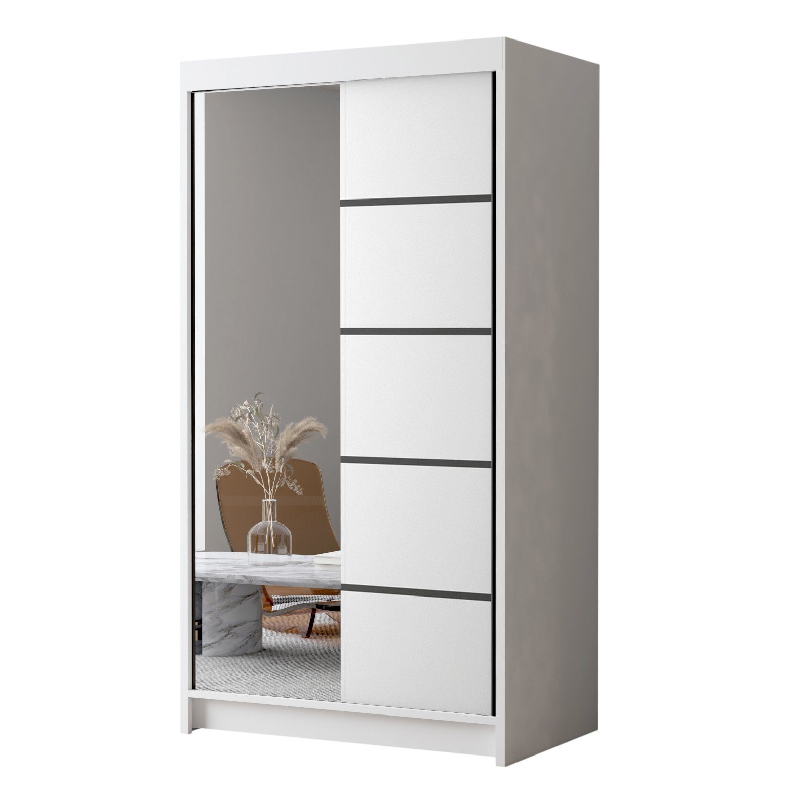 Sofnet Kleiderschrank Letto III (mit Spiegel, günstig online kaufen