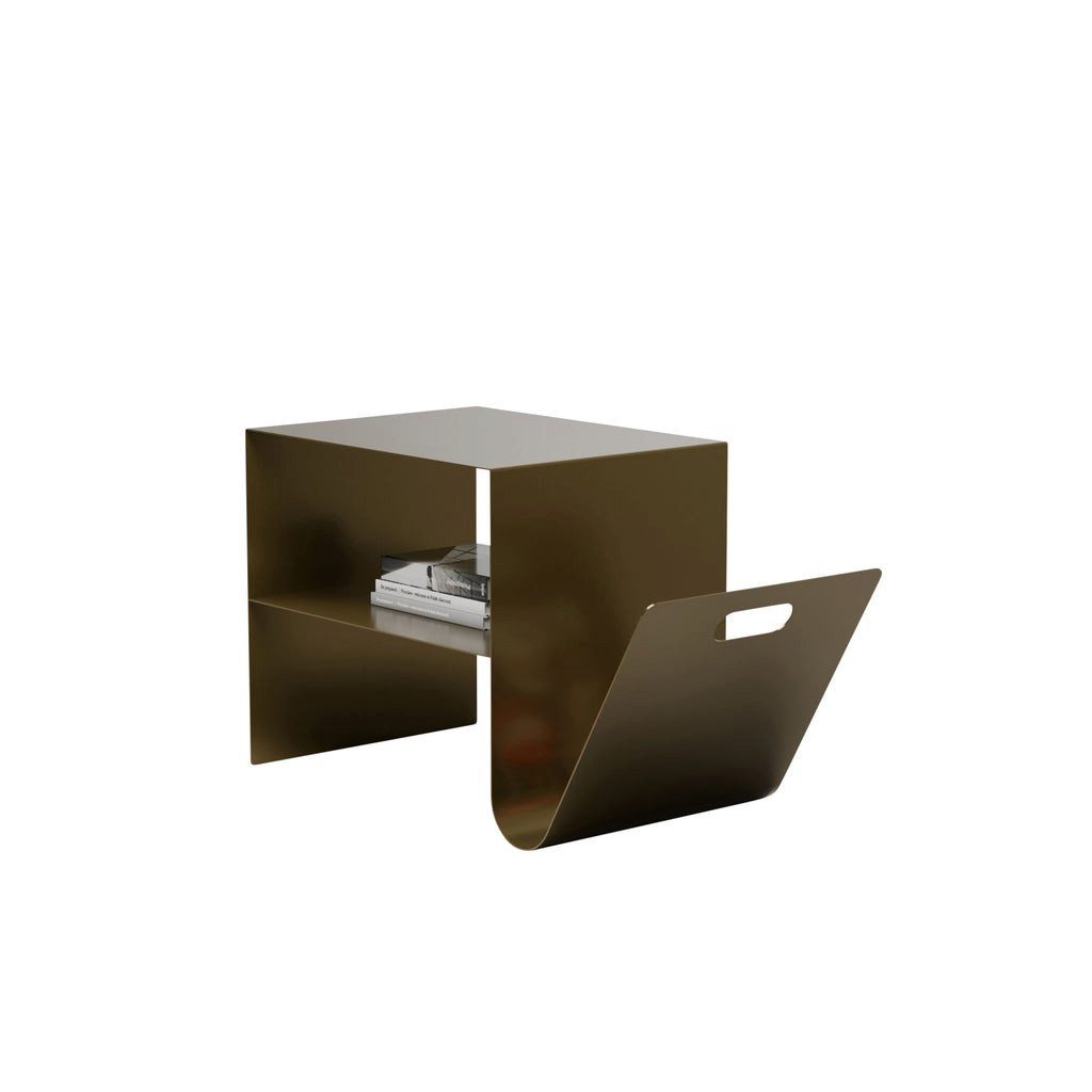 Kare Design Beistelltisch Lounge News, integriertes Ablagefach