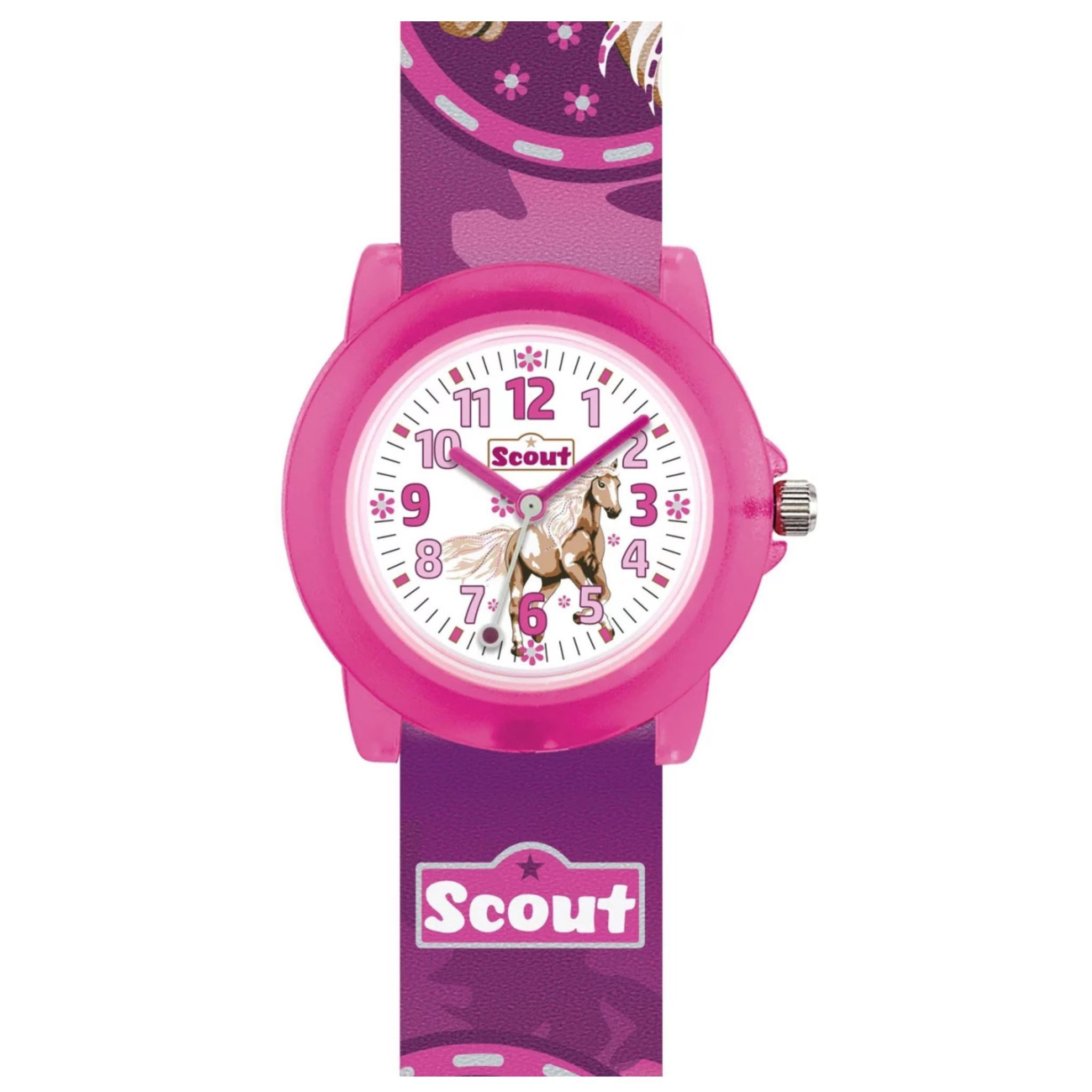 Scout Quarzuhr Kinderuhr Pferde, Serie: Crystal - Scout Modell: 305.042