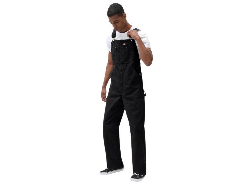 Dickies Latzhose Bib Black, aus 100%Baumwolle
