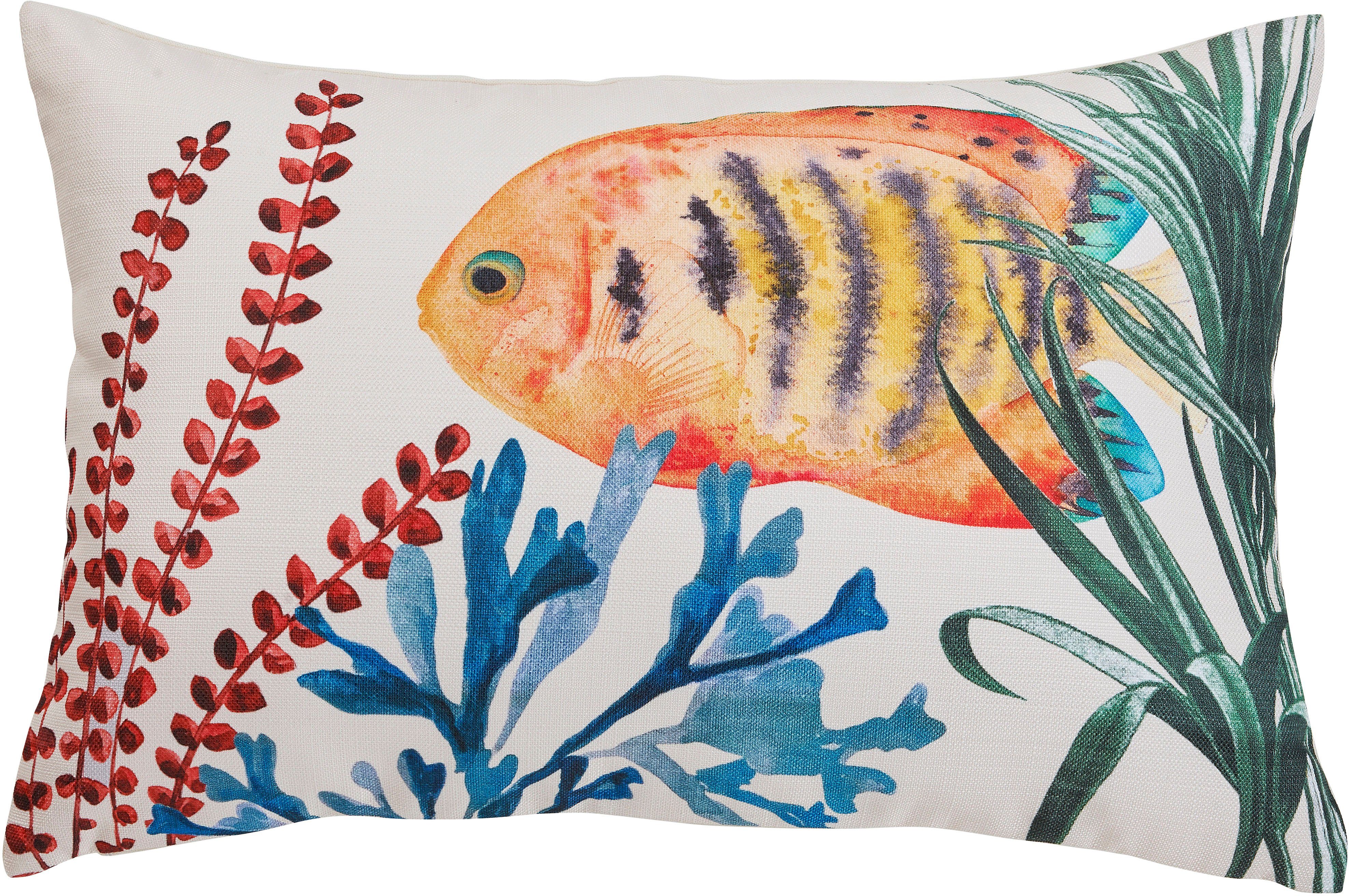 done.® Dekokissen Orange Fish, Vorderseitig bedruckte günstig online kaufen