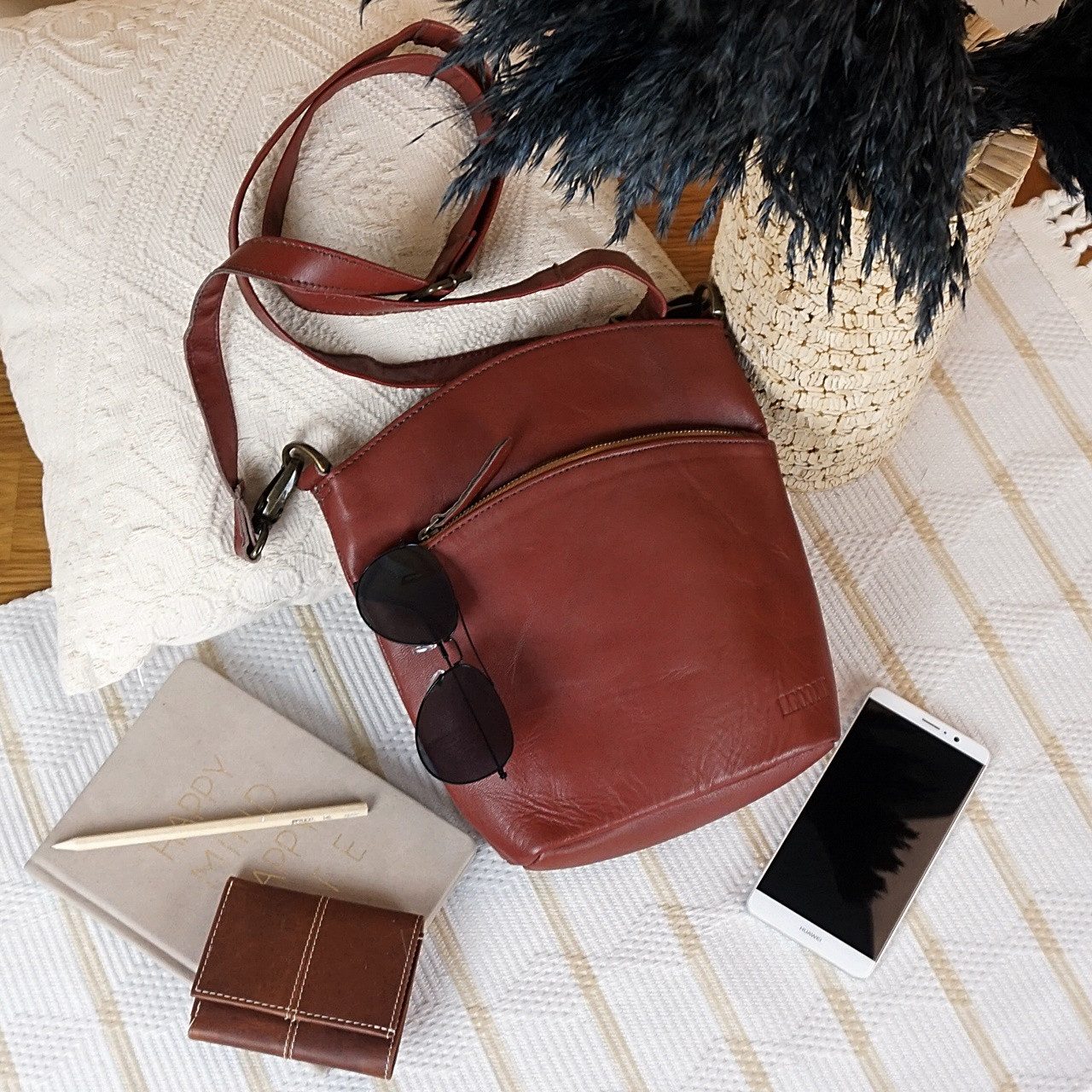 LECONI Umhängetasche kleine Schultertasche Ledertasche Damen günstig online kaufen