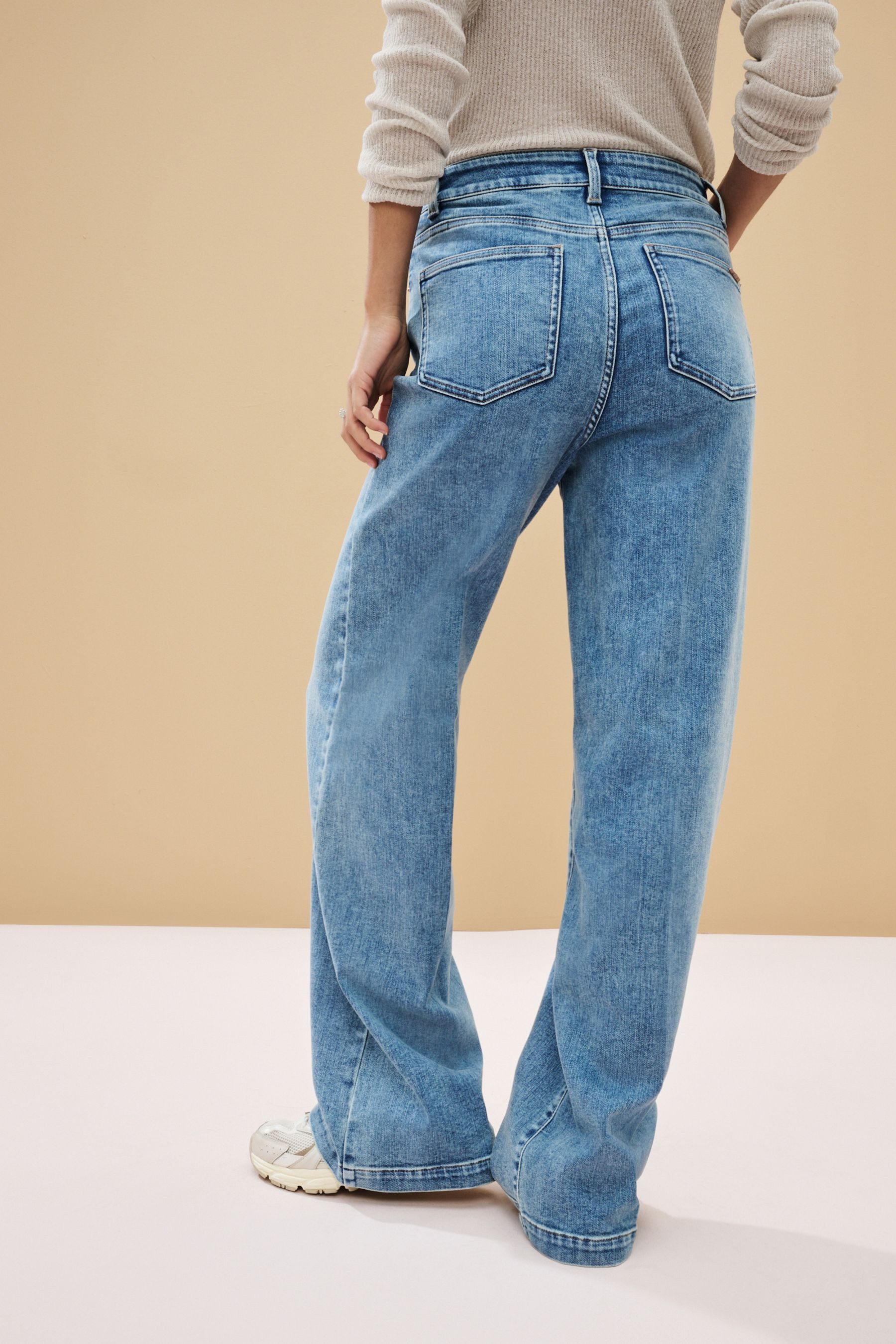 Next Weite Jeans Weit geschnittene Jeans (1-tlg) günstig online kaufen