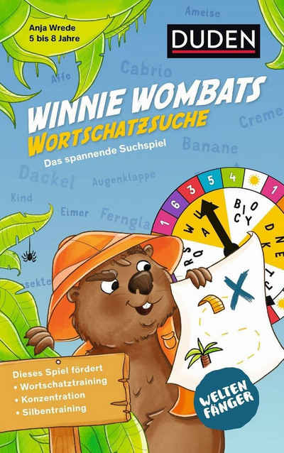 Duden Spiel, Weltenfänger: Winnie Wombats Wortschatzsuche (Spiel)