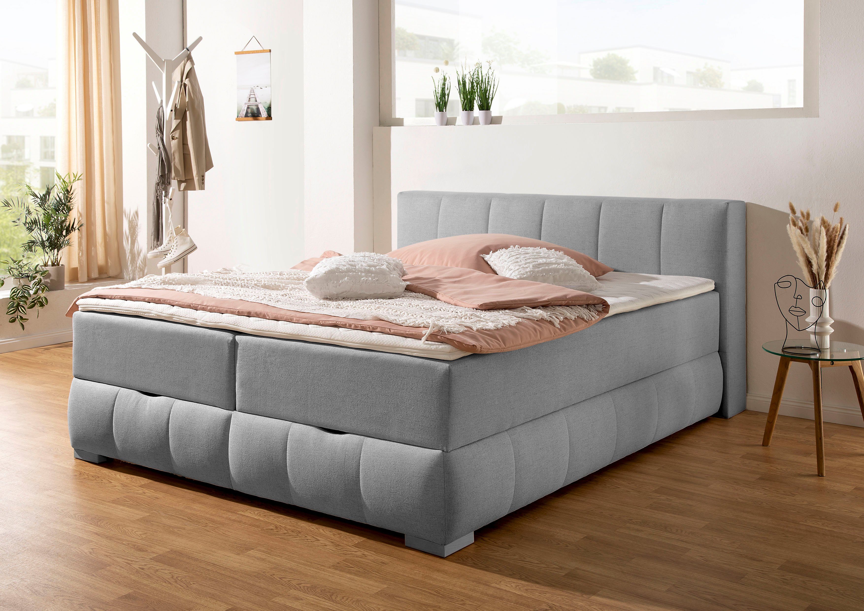 Home affaire Boxbett Chelles, inkl. Topper und Bettkasten