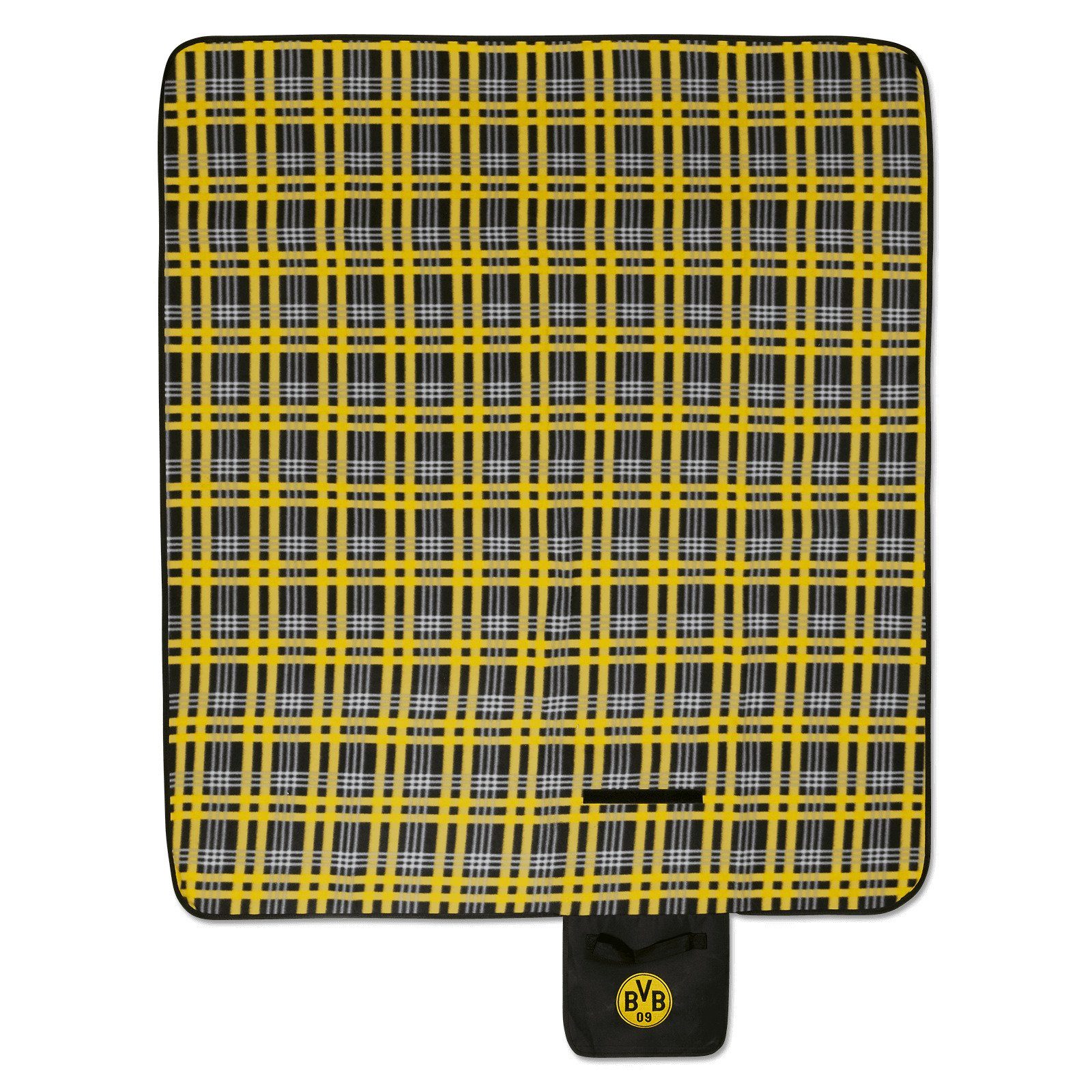 BVB, 130 Picknickdecke Nylon Bezug: 150cm, BVB X Kopfkissen