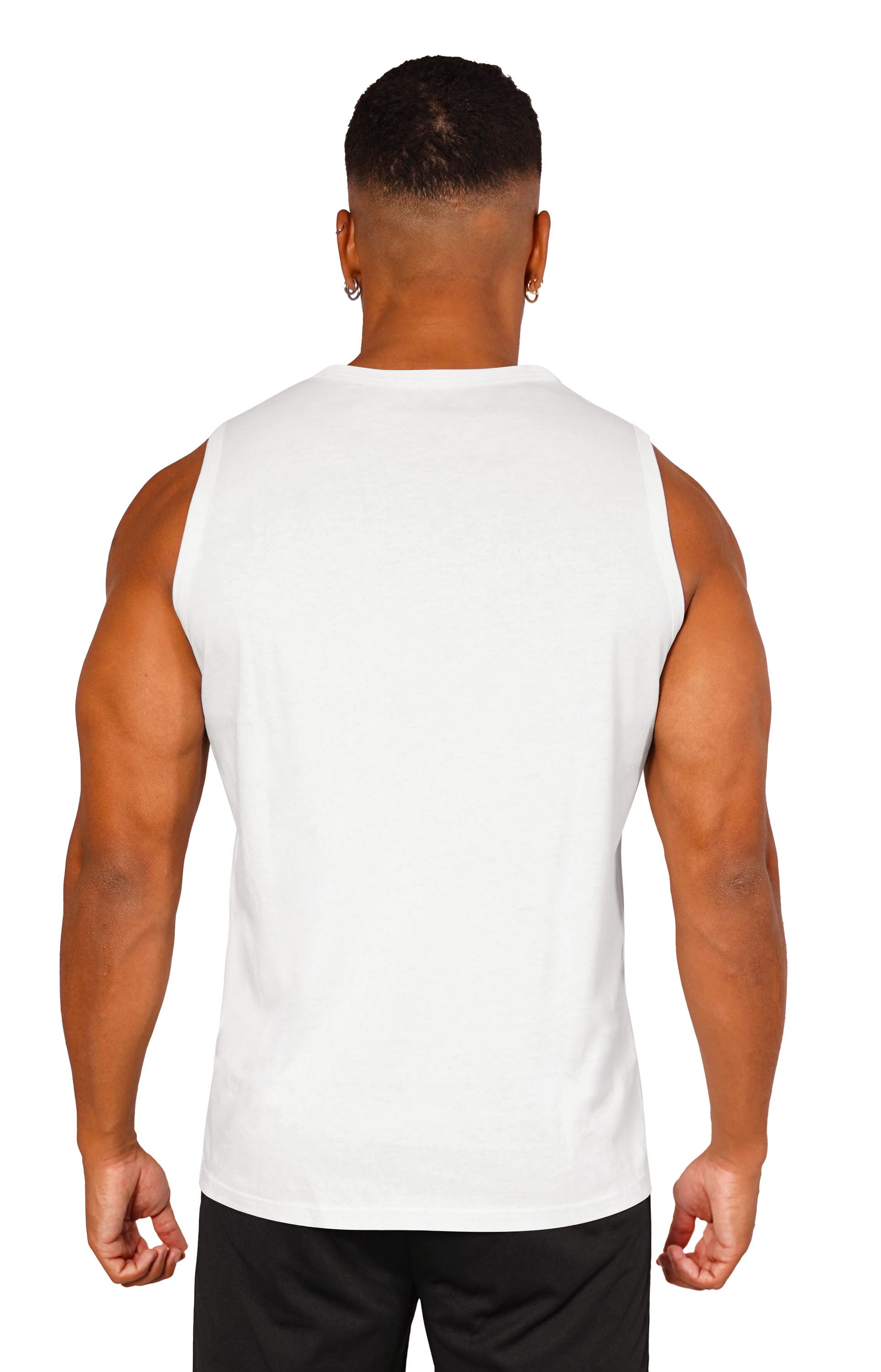 Stark Soul® Tanktop Tank Top Herren, Ärmelloses Sommer Shirt, aus reiner Baumwolle Single Jersey