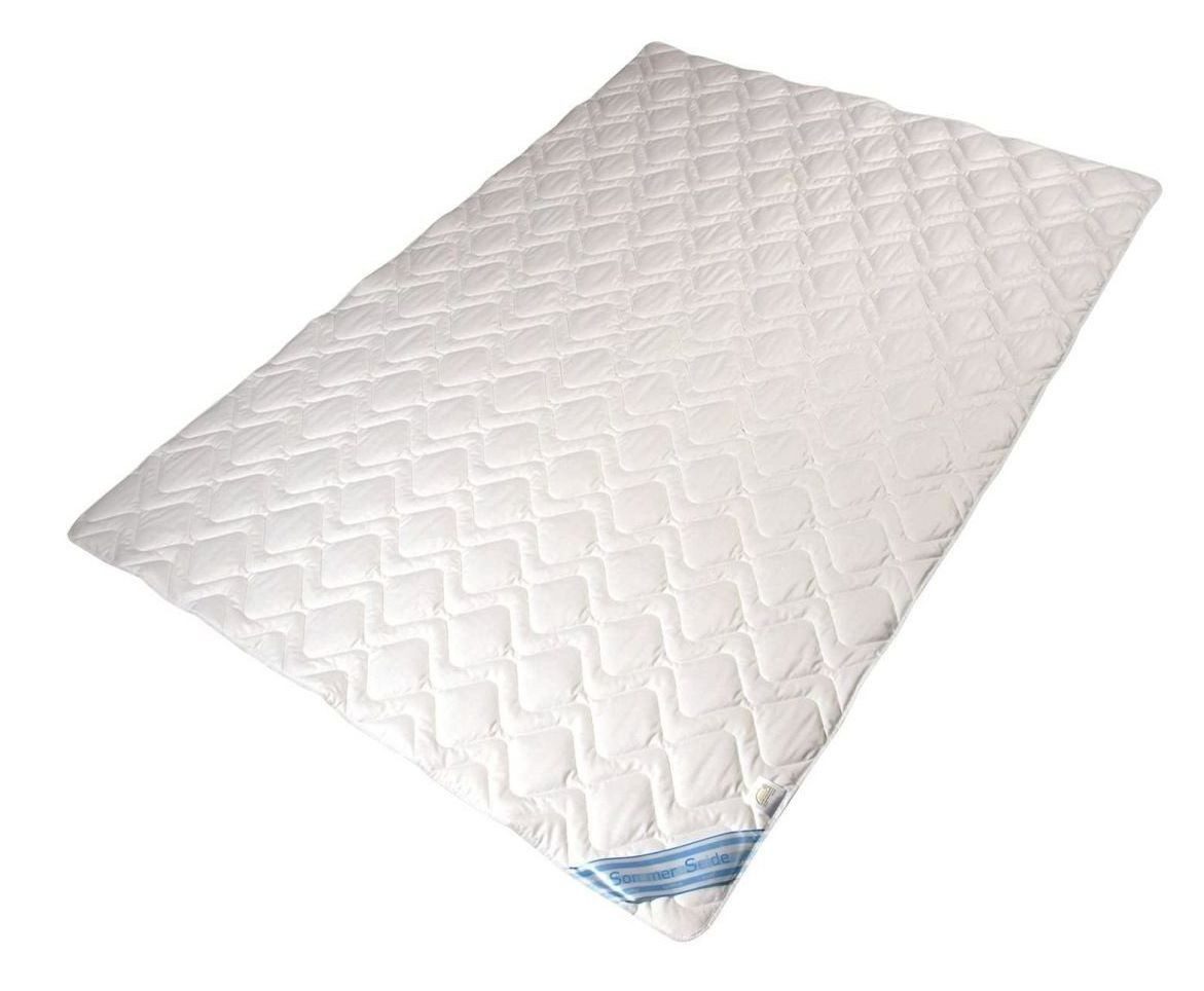 Garanta Naturfaserbettdecke Sommerbettdecke SILK WASH LIGHT, leichte Sommerdecke, Füllung: 60% Wildseide und 40% Baumwolle, Allergikerfreundlich
