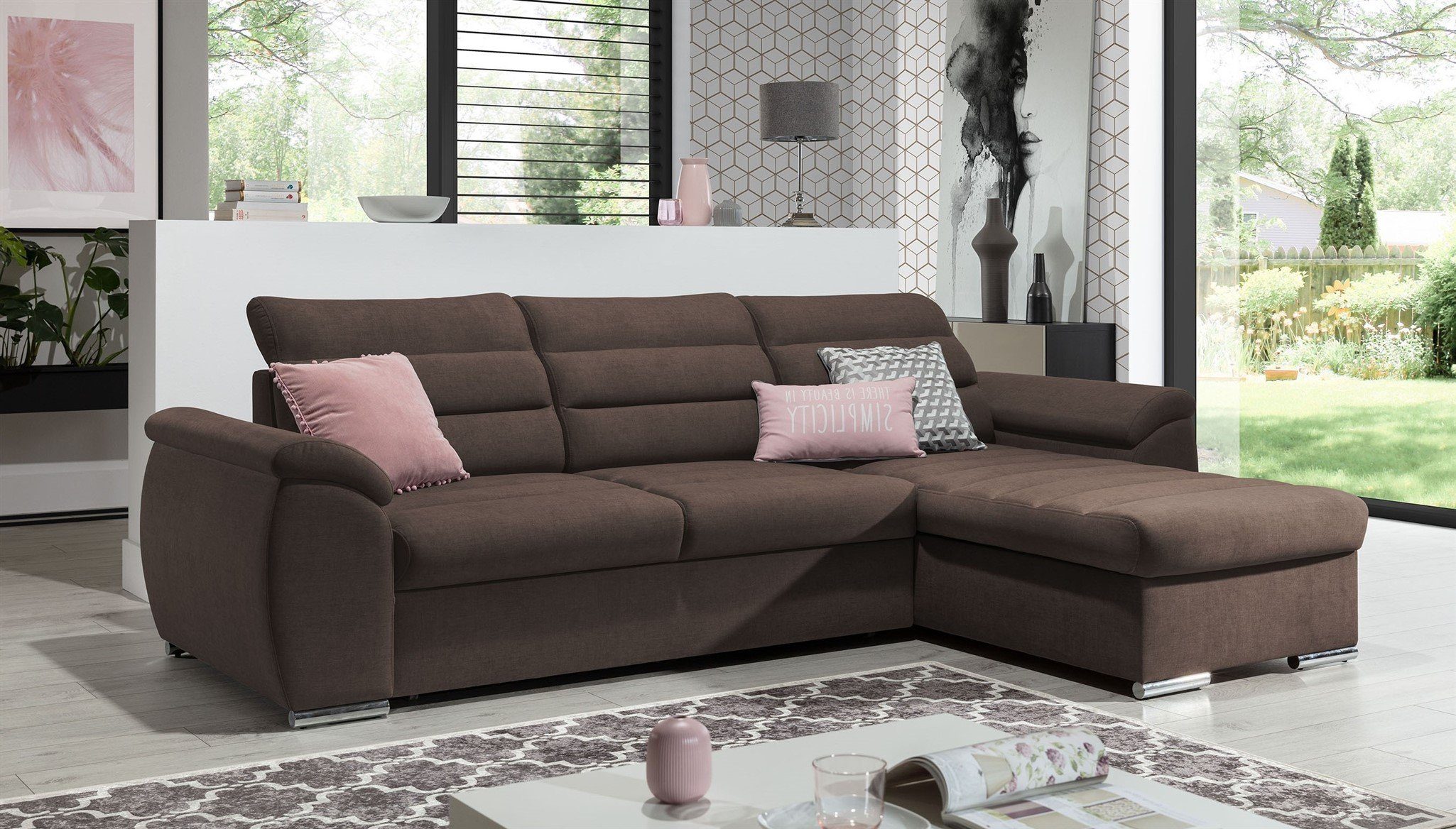 Fun Möbel Ecksofa Schlafsofa PASCARA XS günstig online kaufen