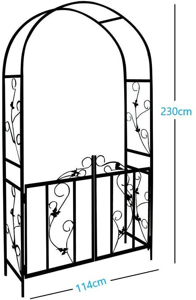 Defactoshop Rosenbogen Rosenbogen Rosensäule Gartenbogen Rankgitter günstig online kaufen