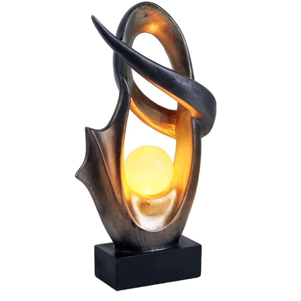 GLOBO LIGHTING Gartenleuchte, LED-Leuchtmittel fest verbaut, LED Solar Deko Außen Lampe Feuer Effekt Garten Terrassen