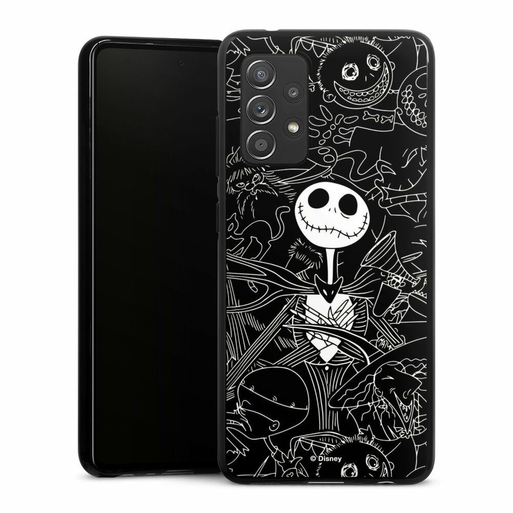DeinDesign Handyhülle Halloween Disney Nightmare Before Christmas, Samsung Galaxy A52s 5G Silikon Hülle Bumper Case Handy Schutzhülle