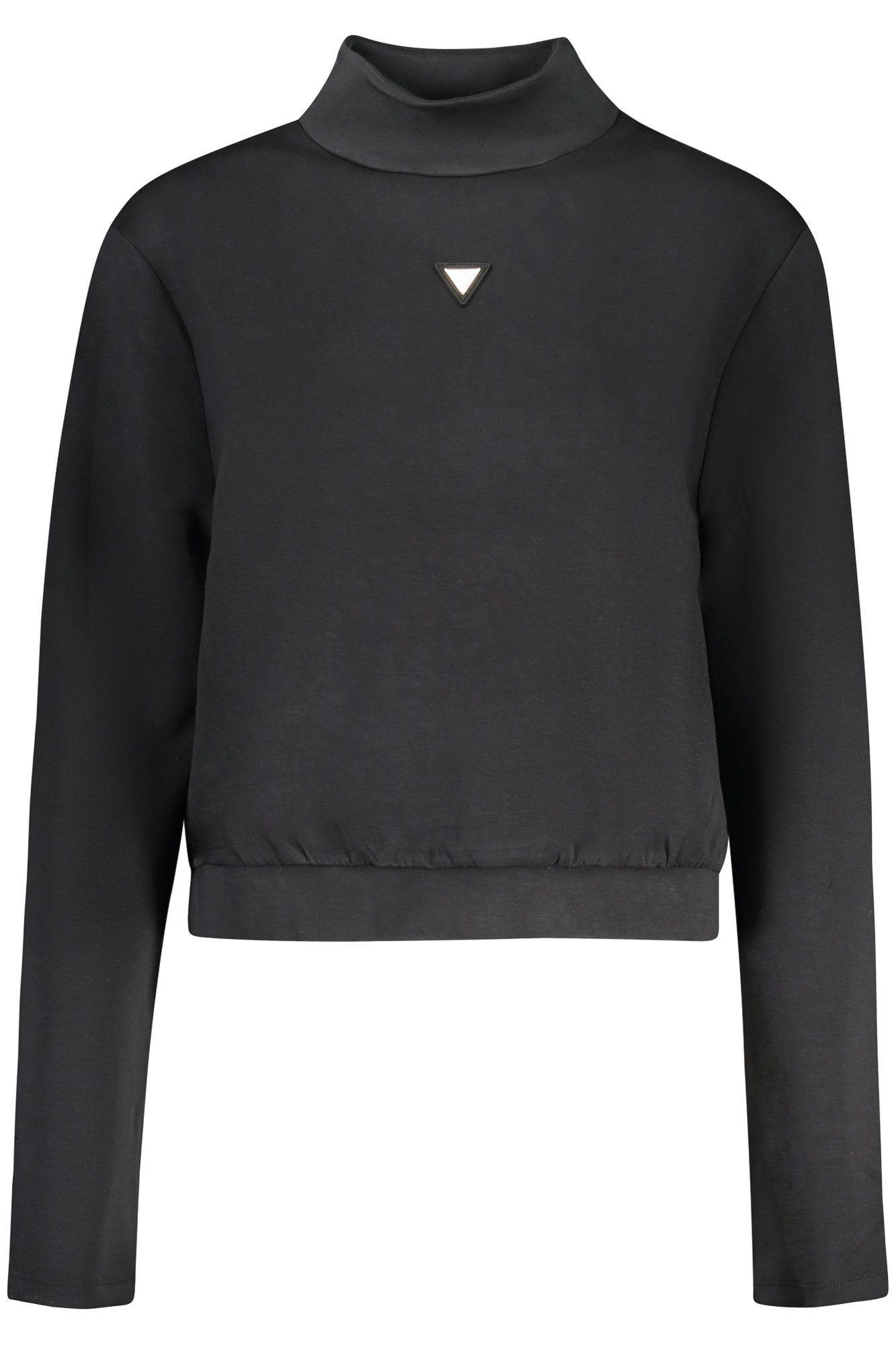 GUESS JEANS Sweatshirt Schwarzes Damen Sweatshirt aus recyceltem Material