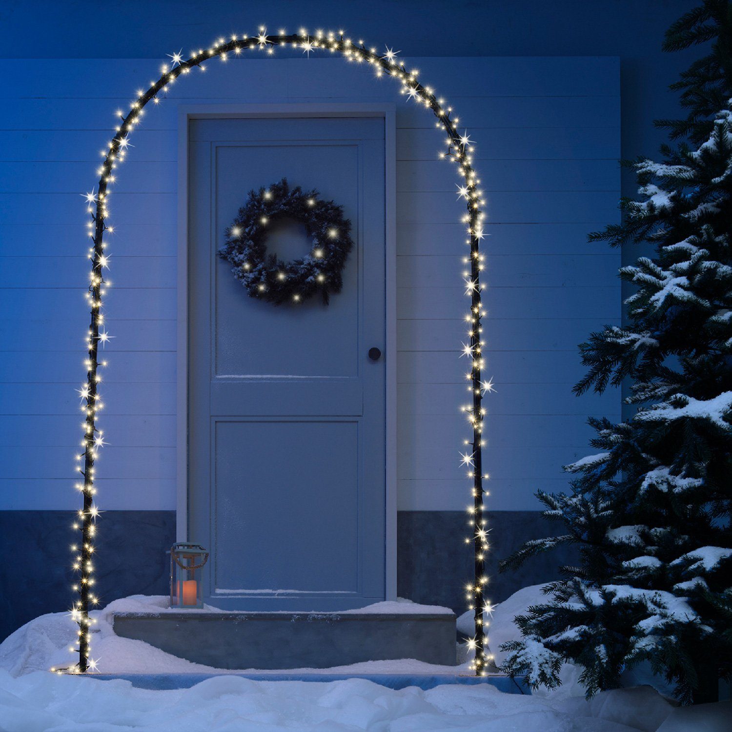 MARELIDA LED Dekoobjekt »LED Türbogen Hochzeitsbogen Torbogen
