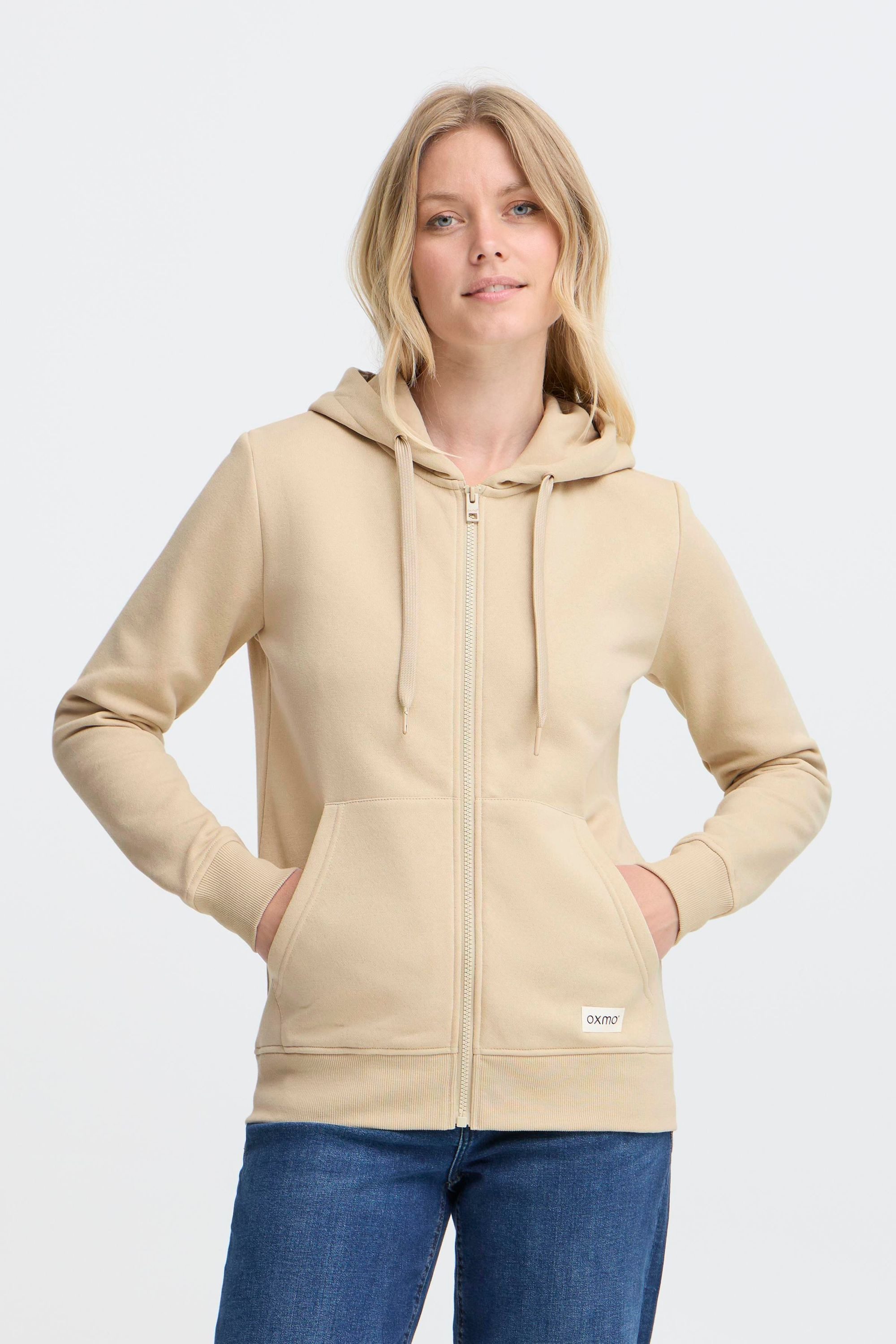 OXMO Kapuzensweatjacke OXKAREN ZIPHOODIE Gemütliche Sweatjacke günstig online kaufen