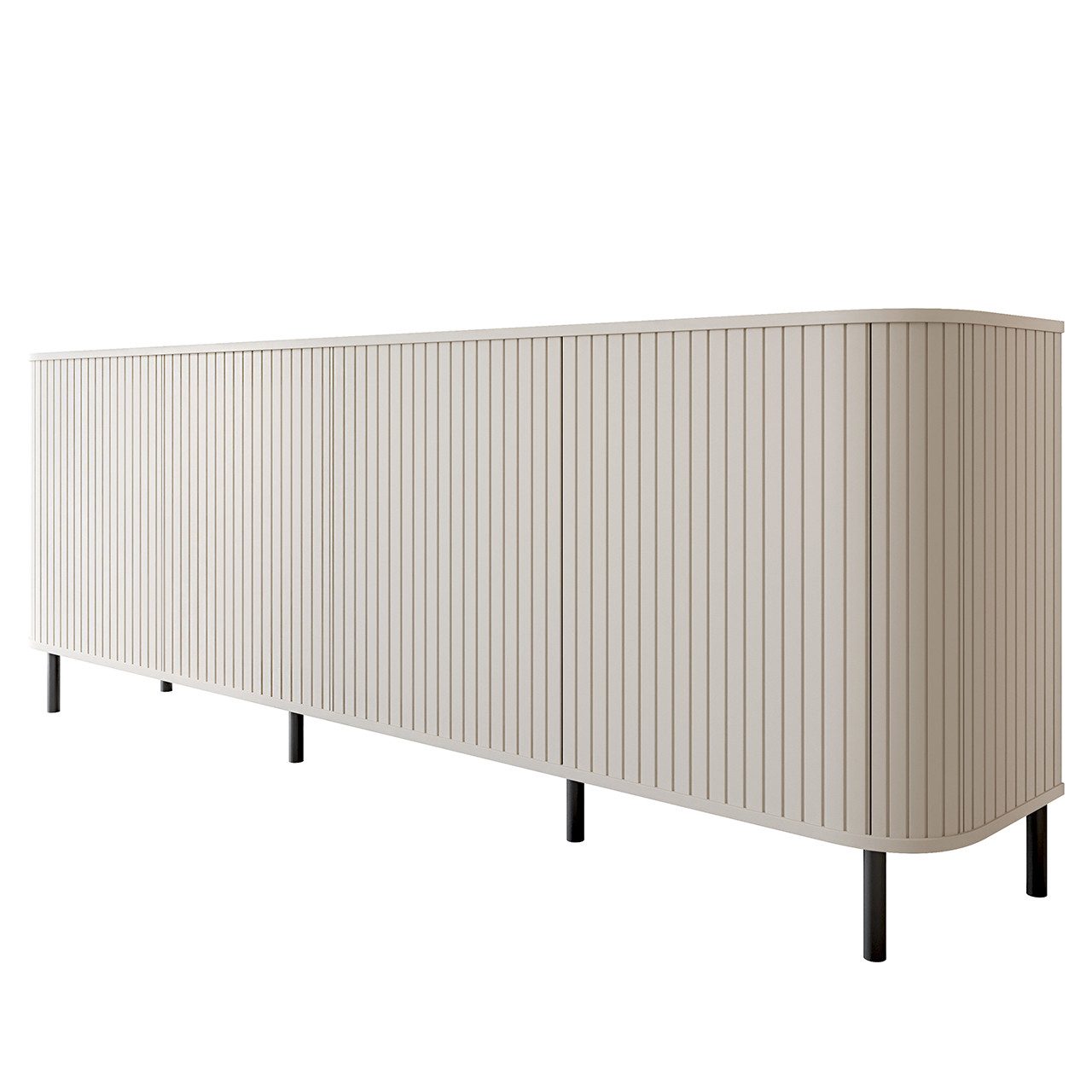 MOEBLINE Kommode Sideboard 4DN ZILLO kaschmir