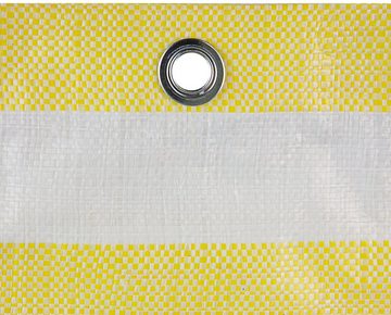 Windhager Balkonsichtschutz IBIZA, Balkonblende, 0,9x5m, gelb-weiß