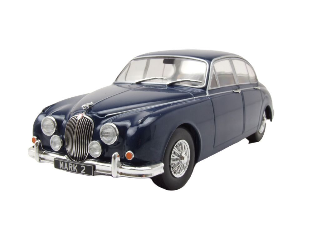 Whitebox Modellauto Jaguar MK II 1960 dunkelblau 1:24 Whitebox, Maßstab 1:24