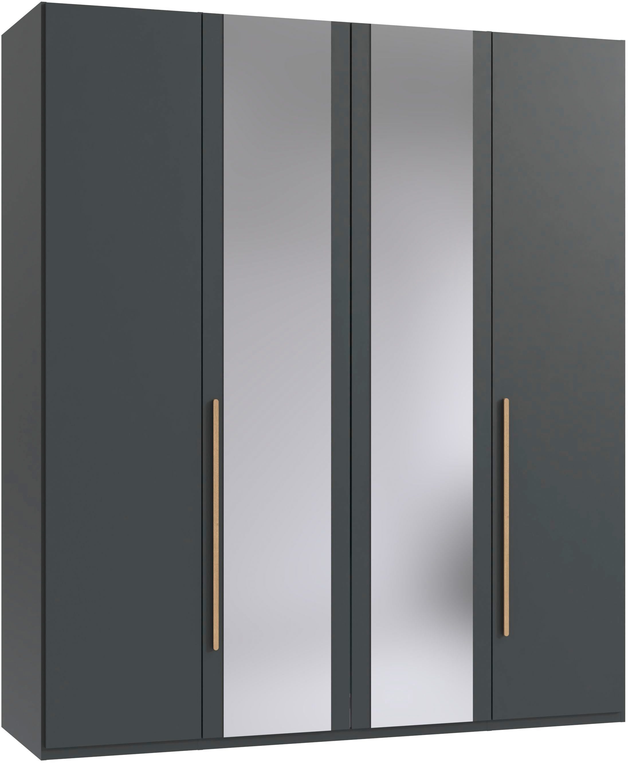 Wimex Drehtürenschrank London in den Breiten 180cm, 225cm und 270cm erhältlich, inkl. Spiegel Kleiderschrank wahlweise mit Basic- o. Premium-Ausstattung erhältlich