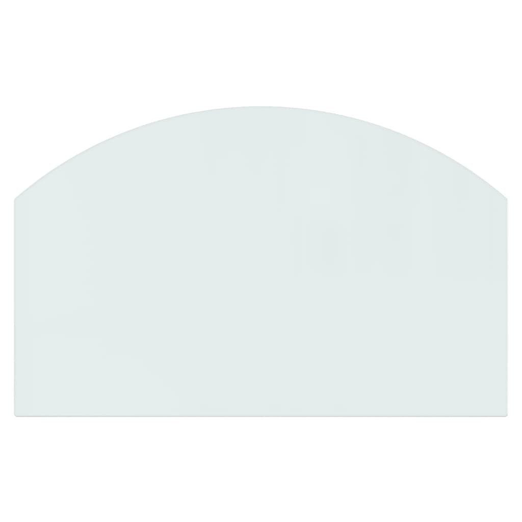vidaXL Bodenschutzplatte Kaminofen Glasplatte 80x50 cm Boden Funkenschutz