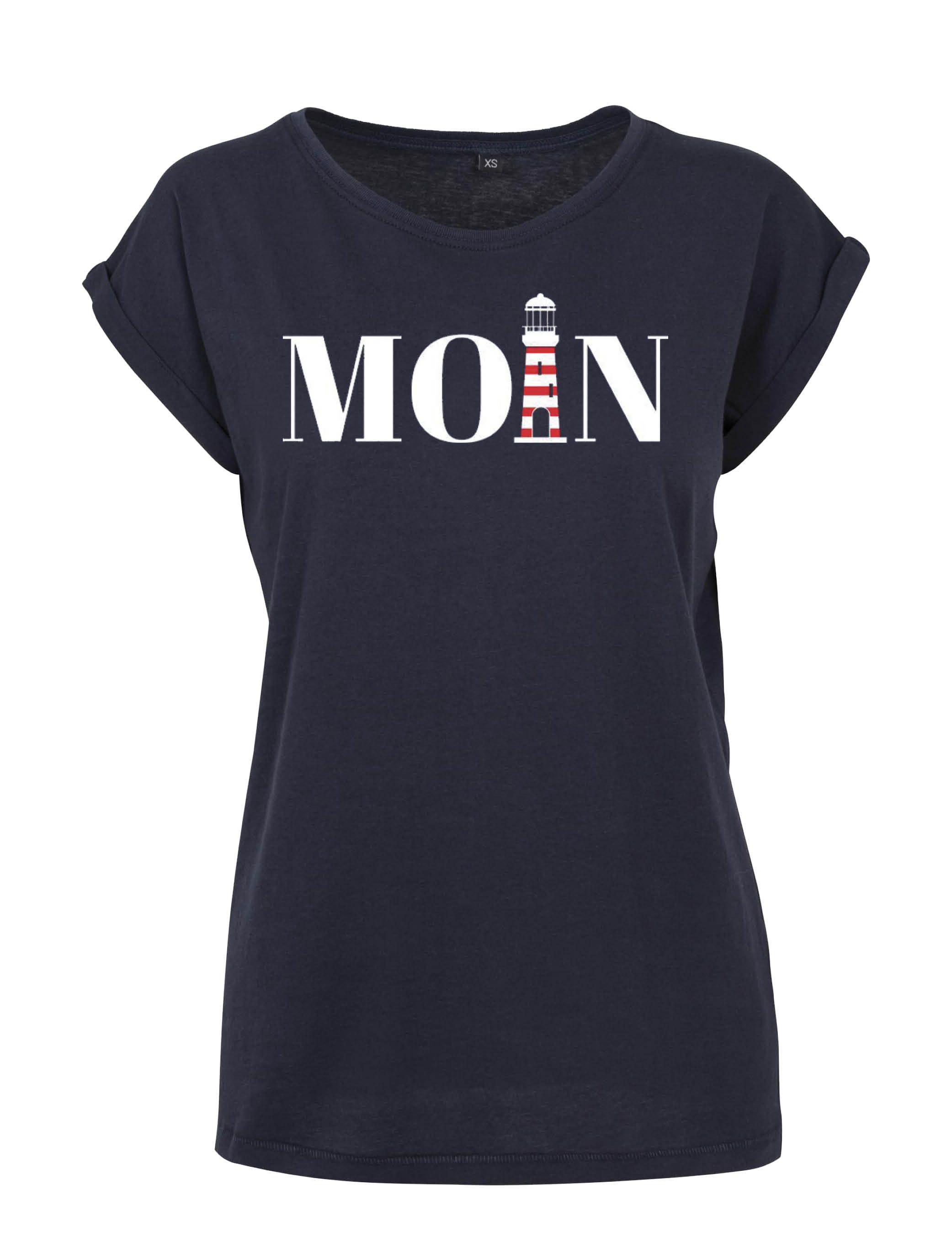 Youth Designz Print-Shirt "Moin mit Leuchtturm" Damen T-Shirt Statement Ges günstig online kaufen