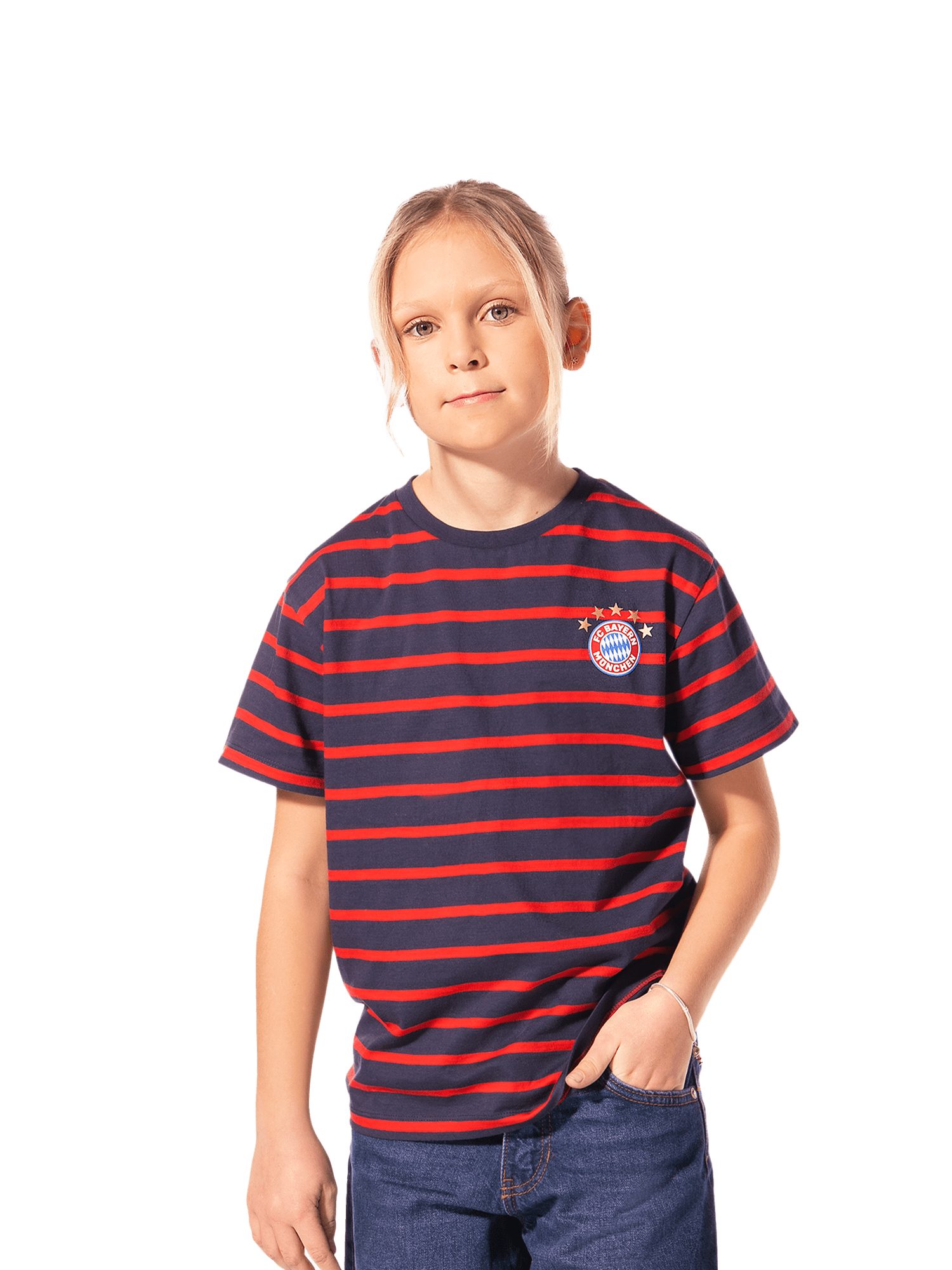 FC Bayern München T-Shirt FC Bayern München I T-Shirt Essential I Kinder I Navy