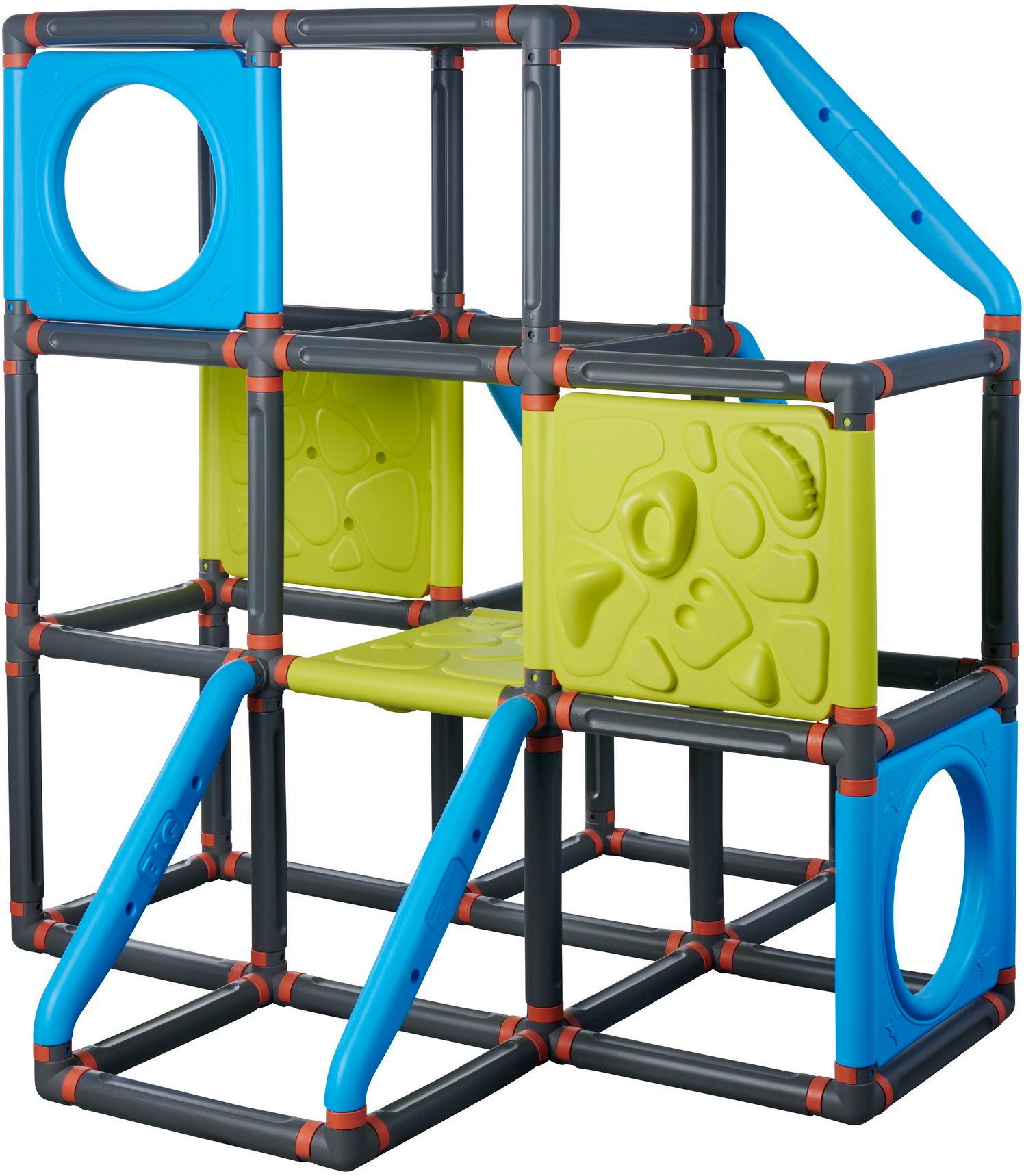 BIG Klettergerüst BIG Outdoor Spielzeug Klettergerüst Kraxxl The Frame 246 Teile 8000557