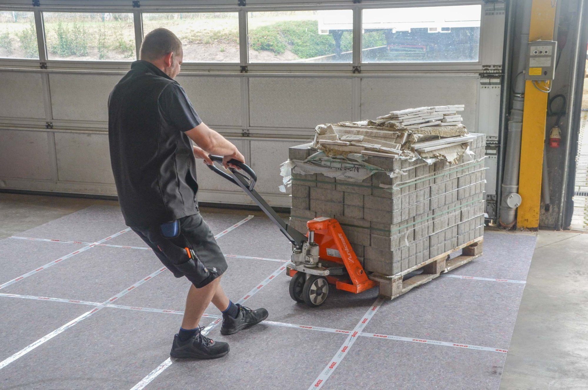 Scorprotect® Malervlies Vliesfaserplatte 1 m x 0,8 m Schutz-Platte Abdeckplatte 1400 g/m²