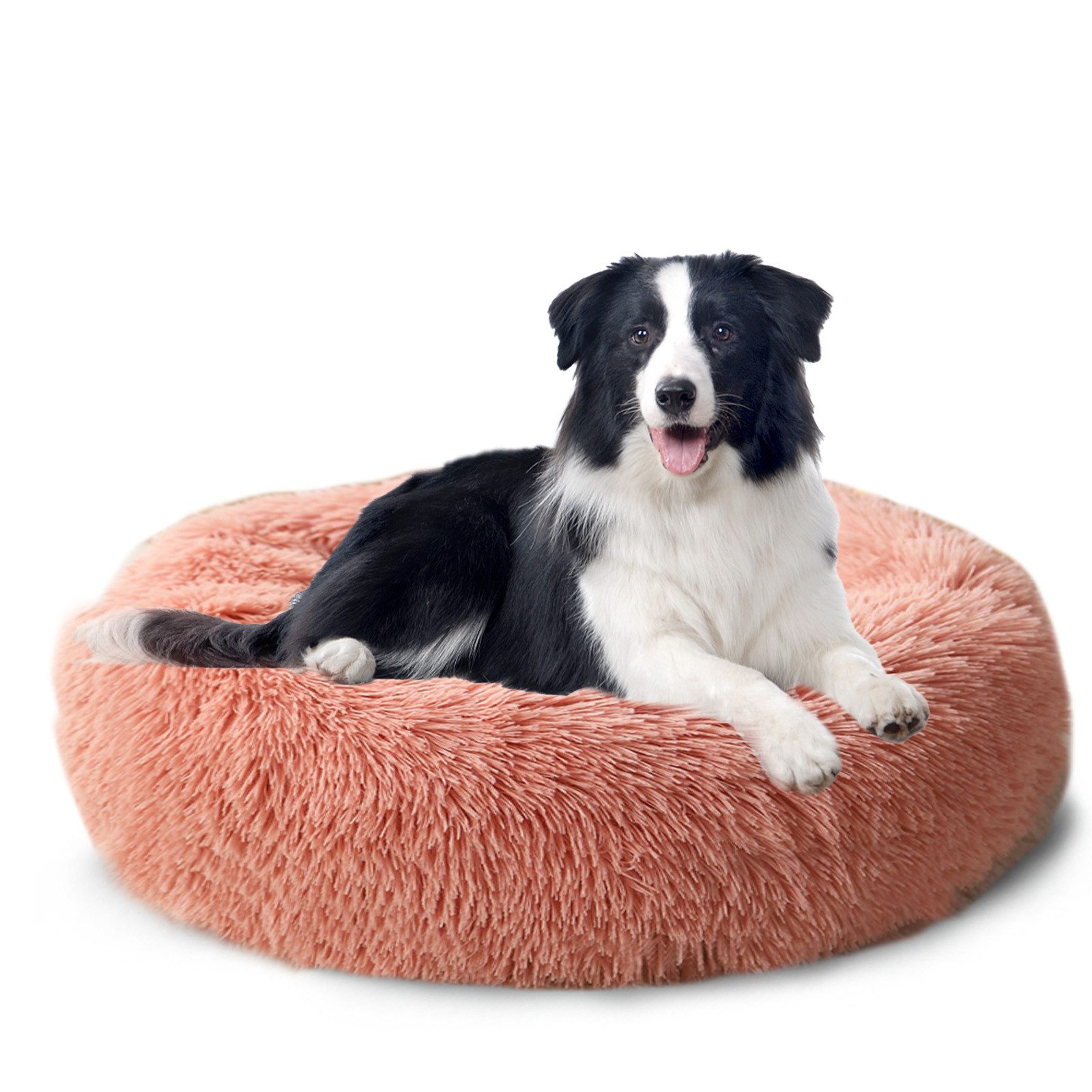CALIYO Tierbett Tierbetten, Katzenbett waschbar Flauschiges Hundebett 50/60/70/100 cm, für Katzen und kleine Hunde, plüsch Katzenkissen rund