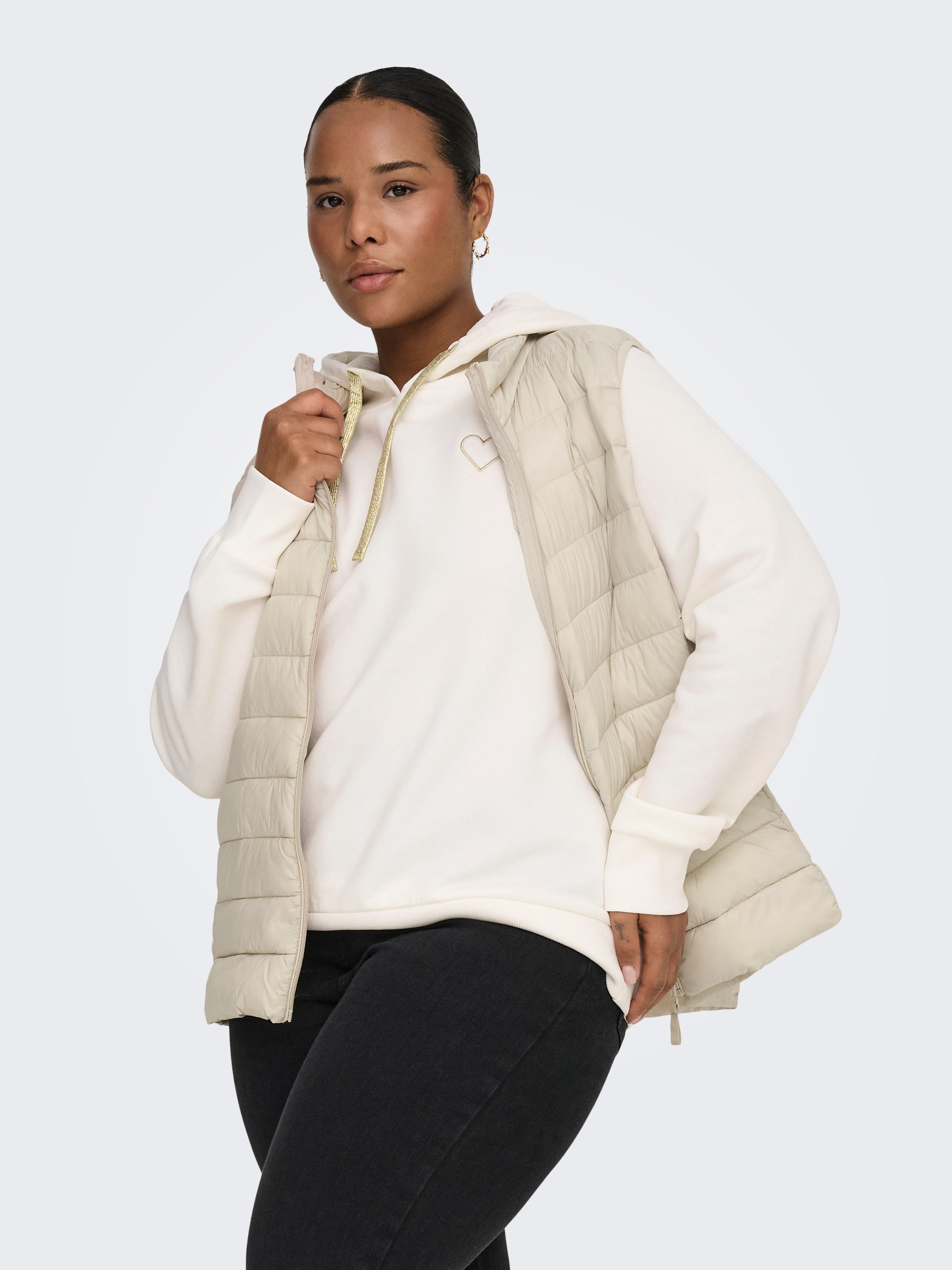 ONLY CARMAKOMA Kapuzensweatshirt CARNOLI L/S HEART HOOD SWT NOOS