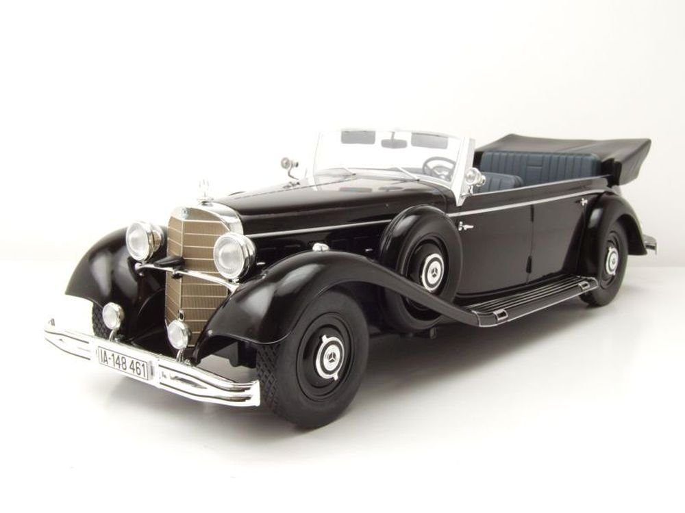 MCG Modellauto Mercedes 770 Cabrio W150 1938 schwarz Modellauto 1:18 MCG, Maßstab 1:18