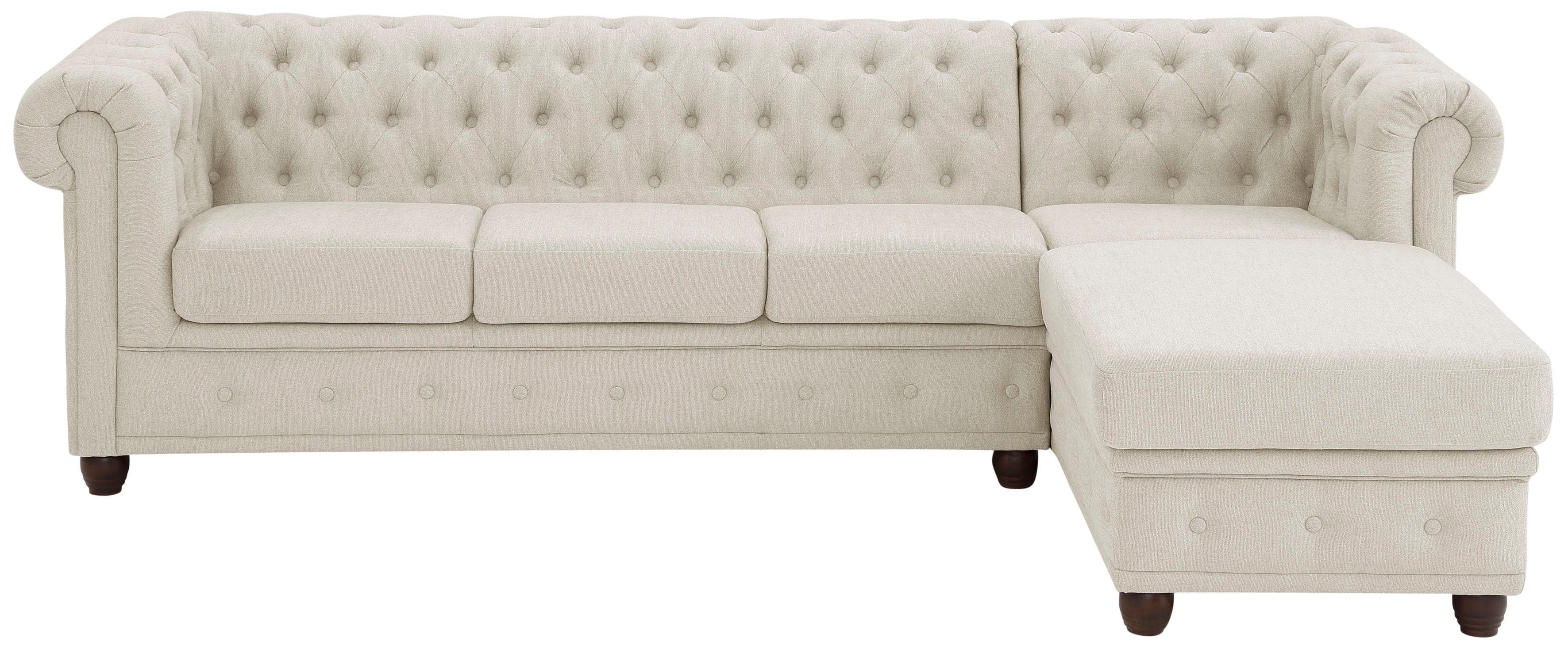 Home affaire Chesterfield-Sofa New Castle L-Form, günstig online kaufen