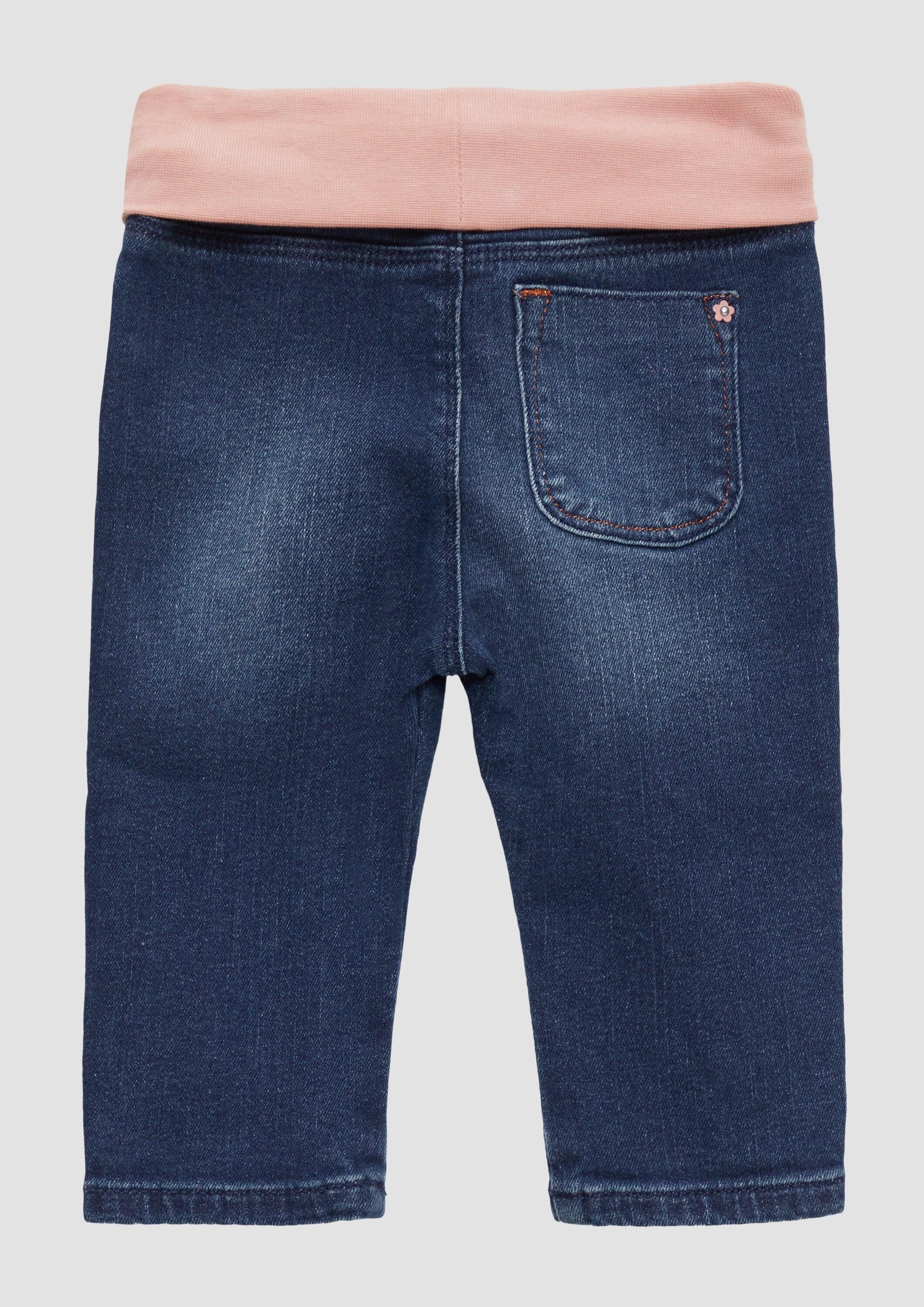 s.Oliver Regular-fit-Jeans Jeans-Hose Wärmende Jeans mit Umschlagbund