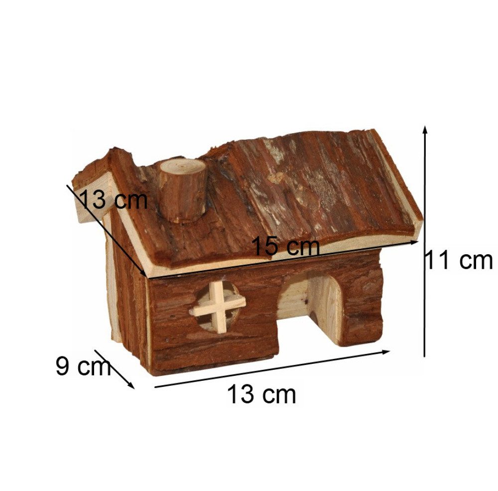 nanook Kleintierkäfig Nagerhaus Kleintierhaus 15 x 13 x 12 cm