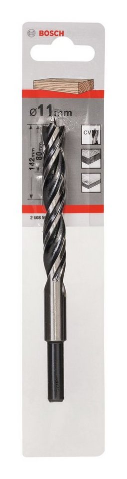 Thumbnail - BOSCH Holzbohrer, Standard Holzspiralbohrer - 11 x 89 x 142 x 10 mm - 1er-Pack