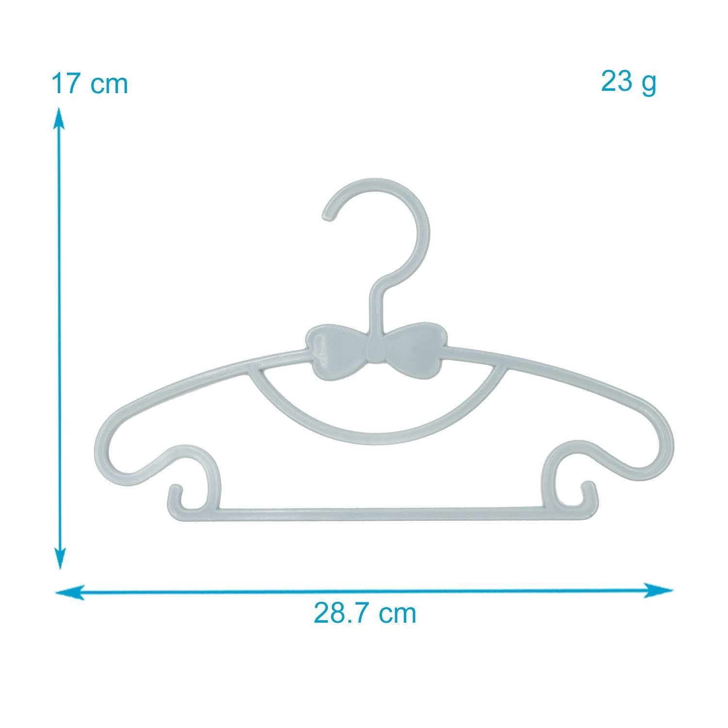 Intirilife Kleiderbügel, (Set, 5-tlg), 5x Kinderkleiderbügel für Kleidung von Babys Kleinkinder