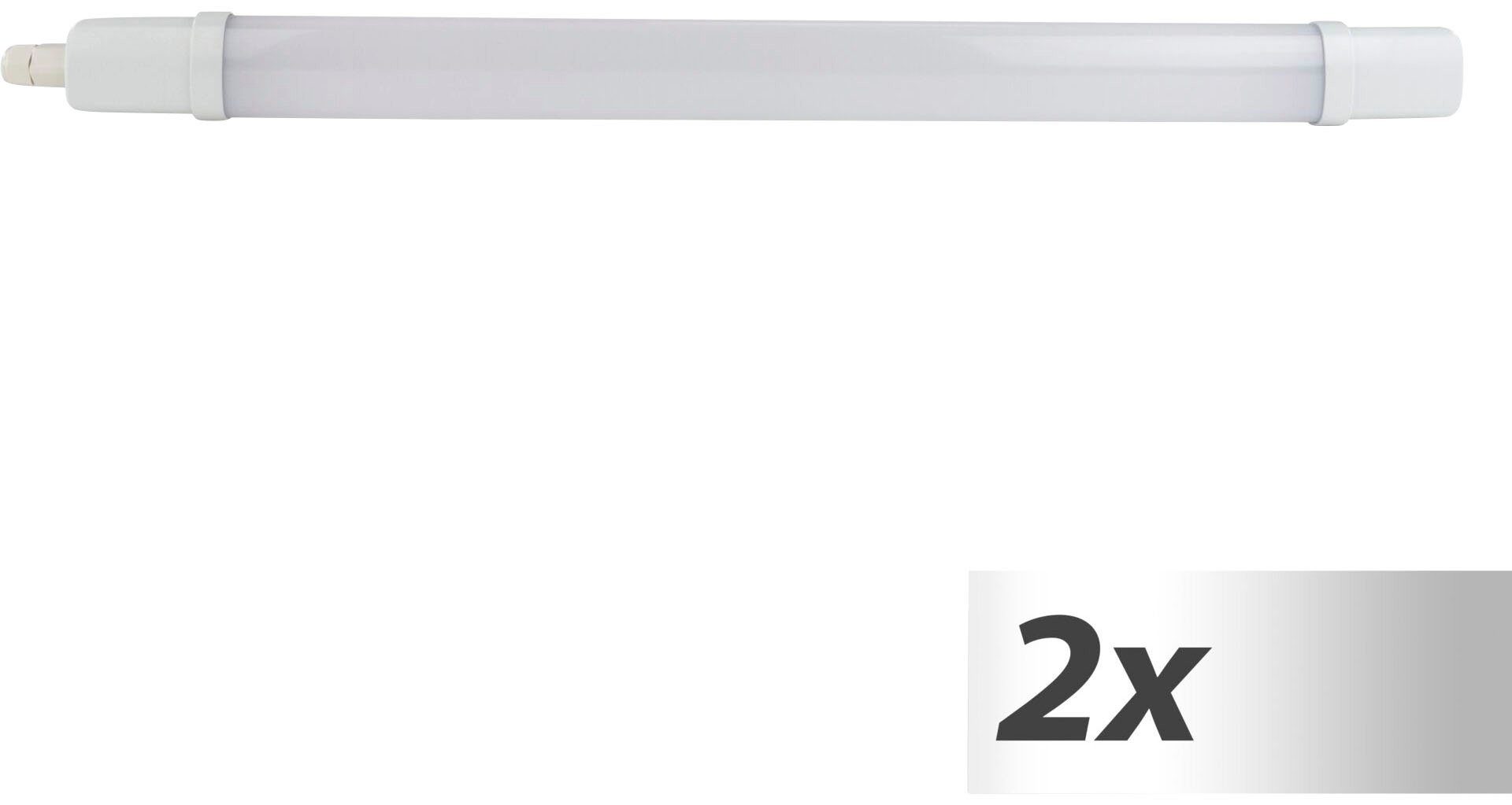 LED LED SUPERSLIM, Lichtleiste integriert, für 18 W, Stk. fest Feuchträume, 2 auch REV