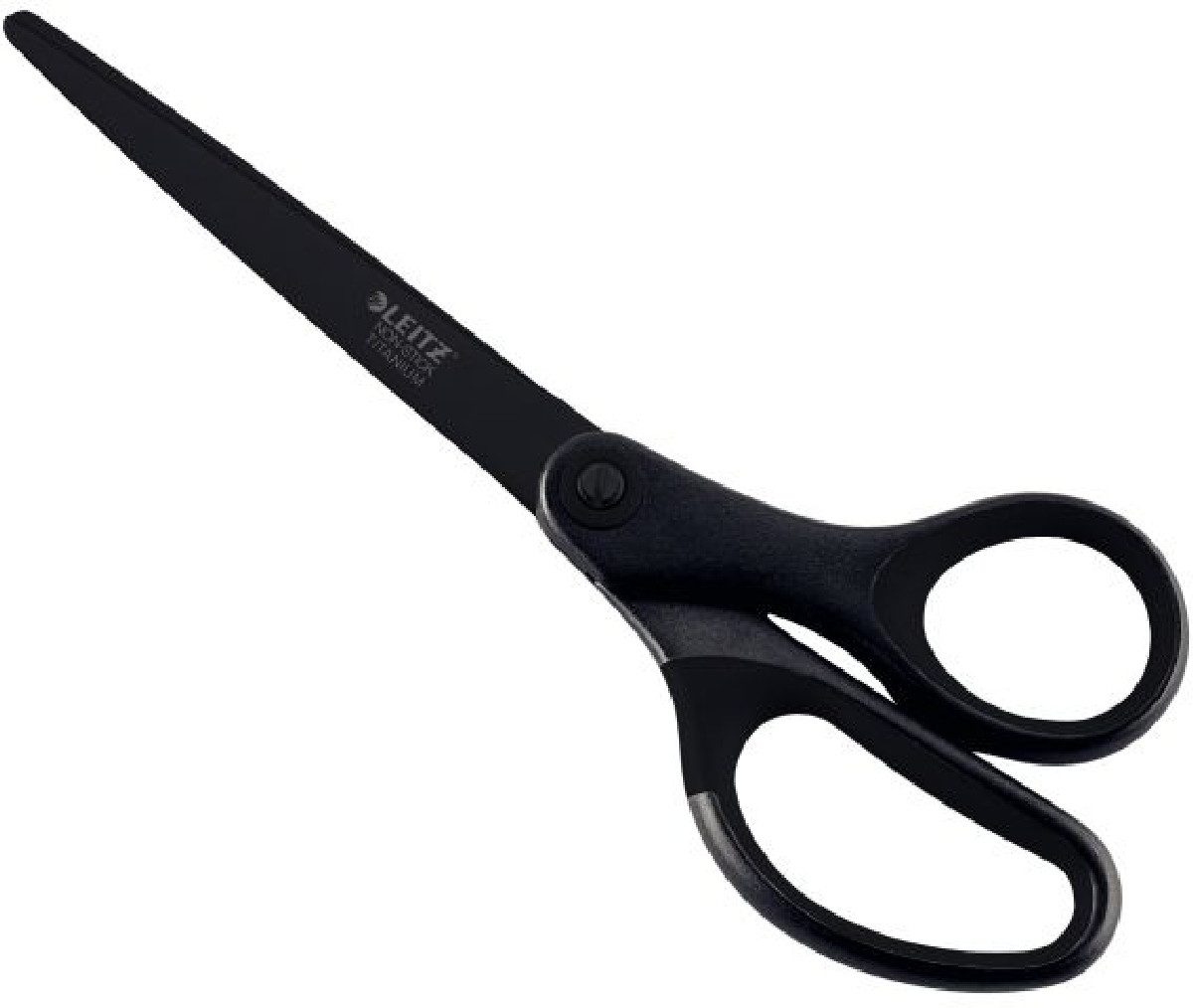 LEITZ Papierscheren Qualitätsschere Titan antihaftbeschichtet 180mm schwarz (5 Stück)