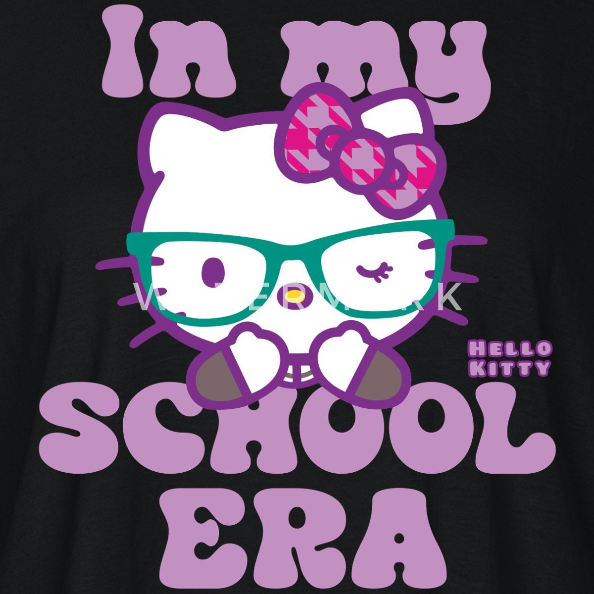 Spreadshirt T-Shirt Hello Kitty Schulkind In My School Era Boxy Shirt Damen (1-tlg)