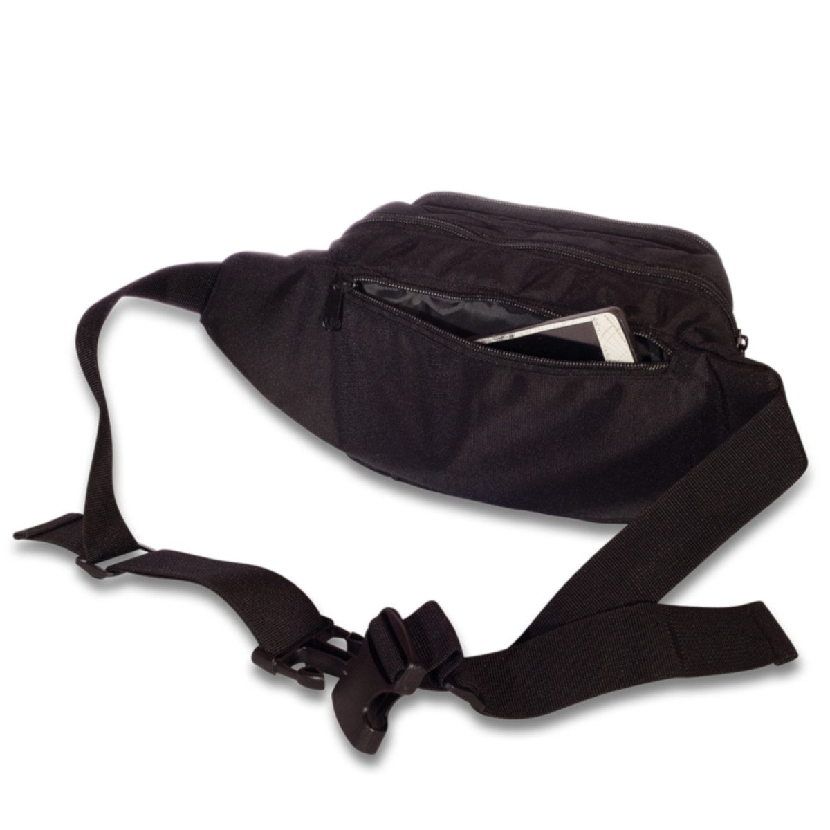 fabrizio® Bauchtasche Hüfttasche Gürteltasche Worldpack, verstellbarer Gurt, bis max. 130 cm Umfang