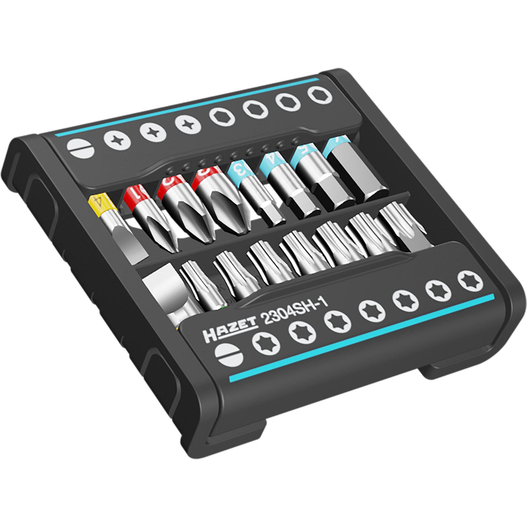 HAZET Multitool Hazet SmartHolder 2304SH-2, Bit-Satz 1/4", (16-teilig)