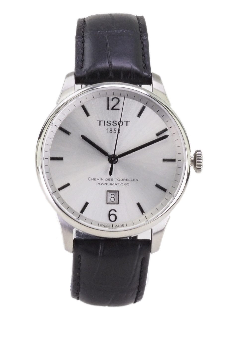 Tissot Automatikuhr Tissot Herren Uhr Automatik Chemin des Tourelles Swiss Made T099407160, (Silber)