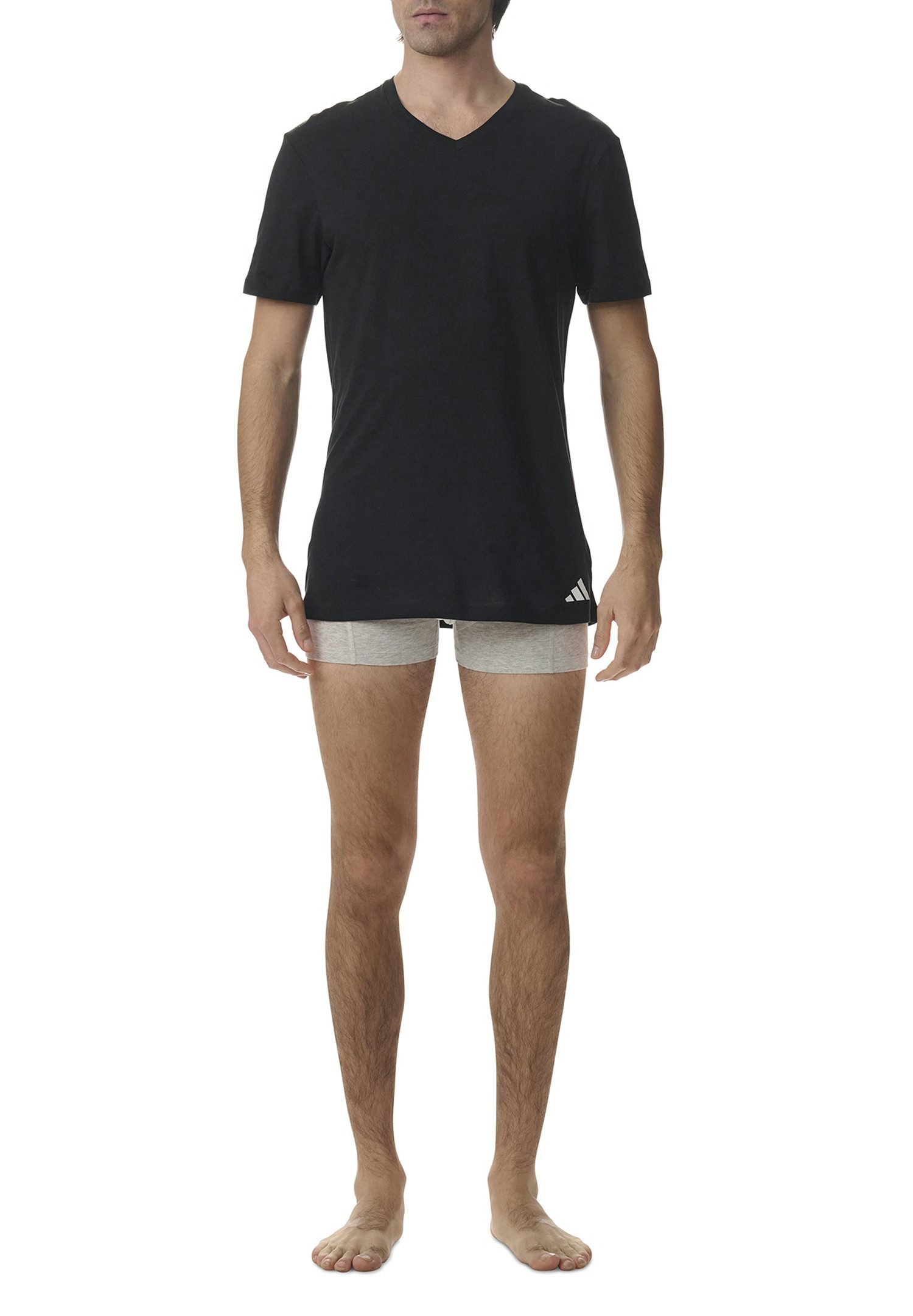 adidas Performance Poloshirt T-Shirt Basic V-Neck 6P (Packung, 6-tlg., 6er- günstig online kaufen
