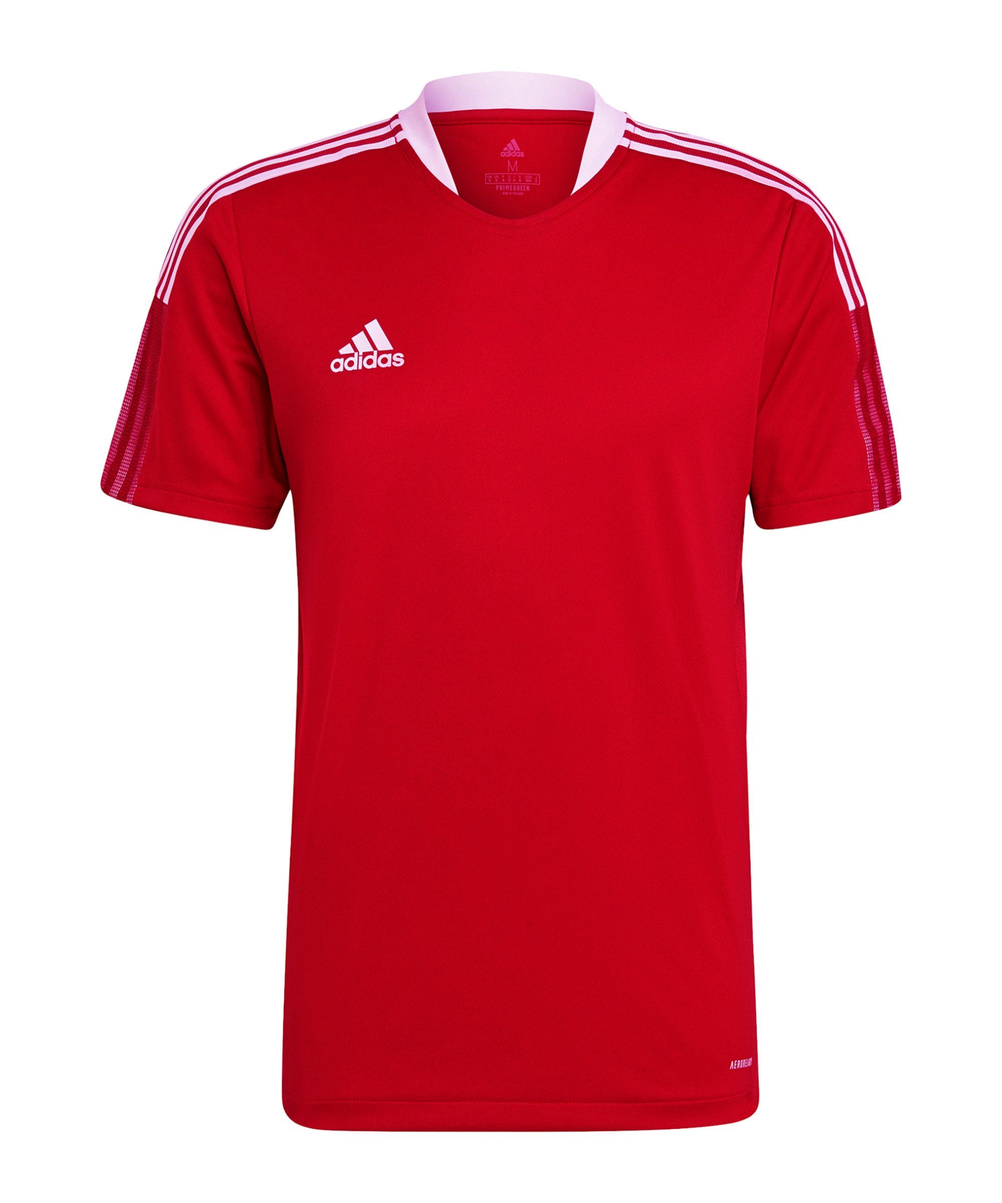 adidas Performance T-Shirt Tiro 21 Trainingsshirt Nachhaltiges Produkt rot