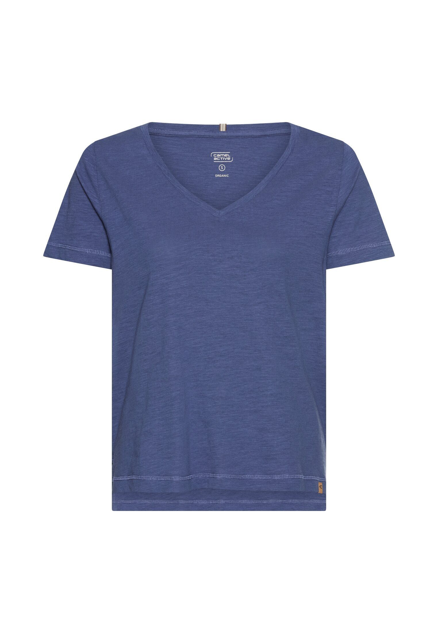 camel active T-Shirt aus 100% Baumwolle Kurzarm