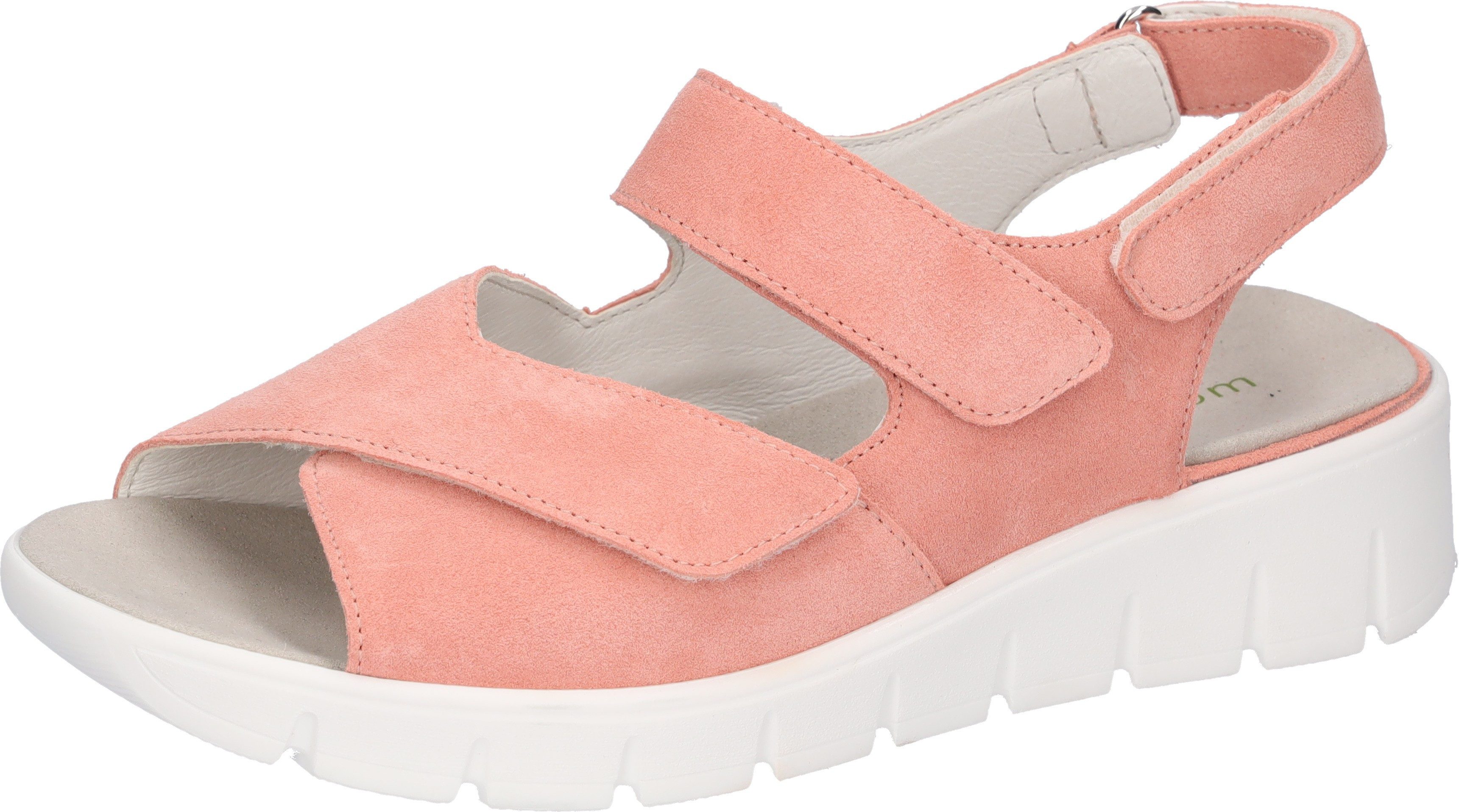 Waldläufer K-ADEA Sandale Keilsandalette, Sommerschuh, Bequemschuh, Klettverschlüsse, K-Weite