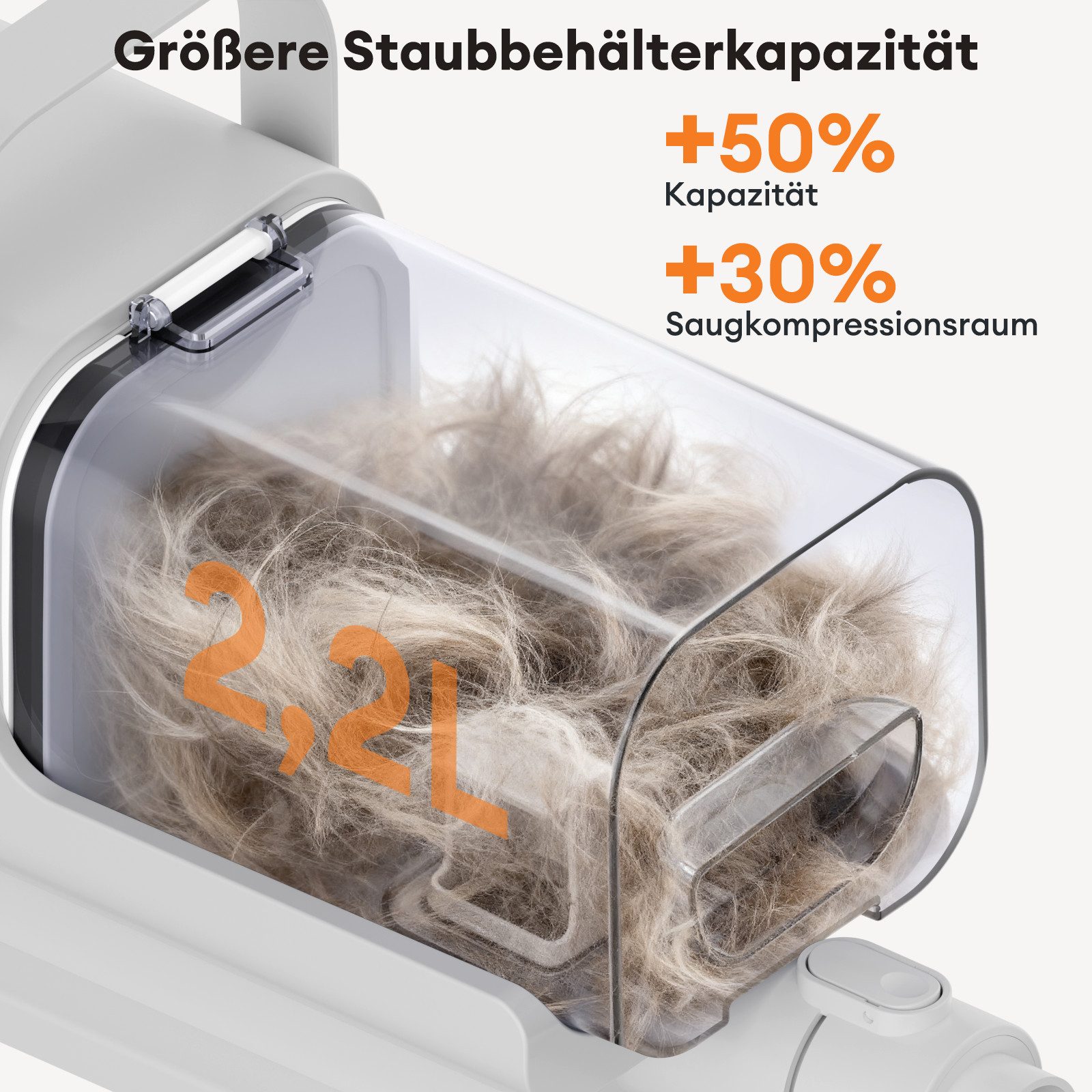 CkeyiN Hundeschermaschine 8-in-1 profi Hundehaarpflegeset mit 11kpa-Staubsauger Entwirrungskamm, mit Tierhaartrocknungsfunktion, Abnehmbare Hundehaarschneidemaschine 6 Grenzkämmen