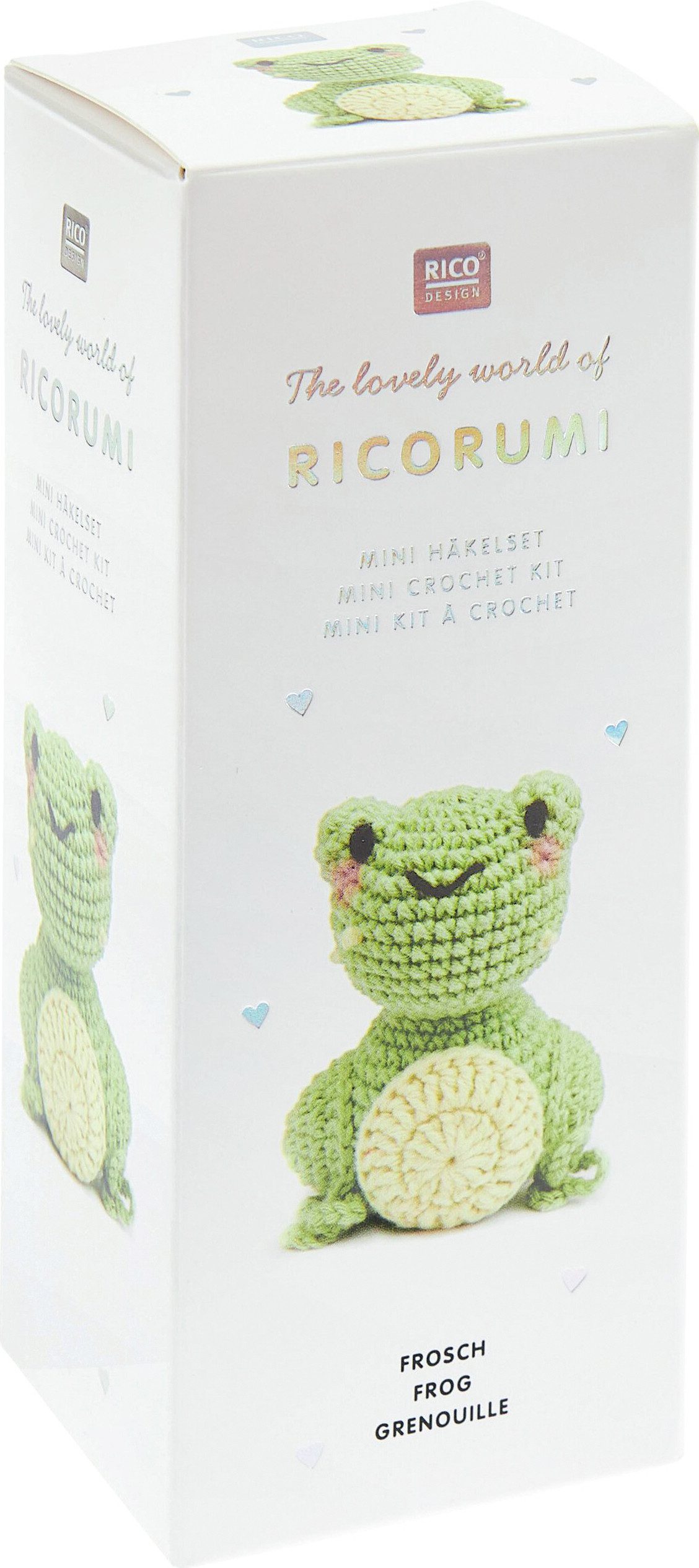 Rico Design Kreativset Mini Easy Häkelset, (6-tlg), Komplett-Set